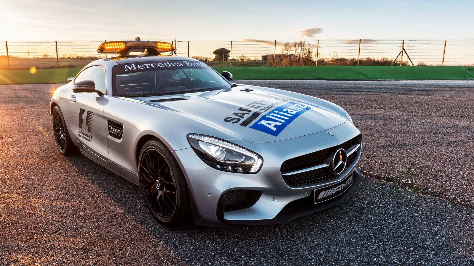 Safety Car Mercedes Benz Vehicle Silver Cars 1600x900