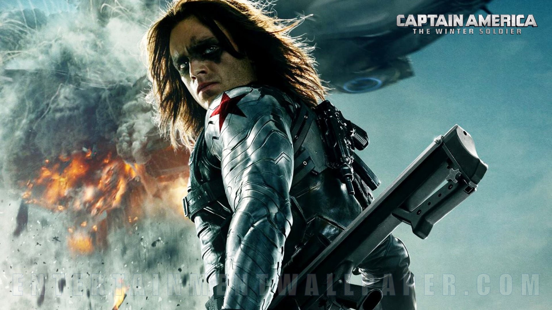 Captain America The Winter Soldier Bucky Barnes Movies Marvel Cinematic Universe 1920x1080