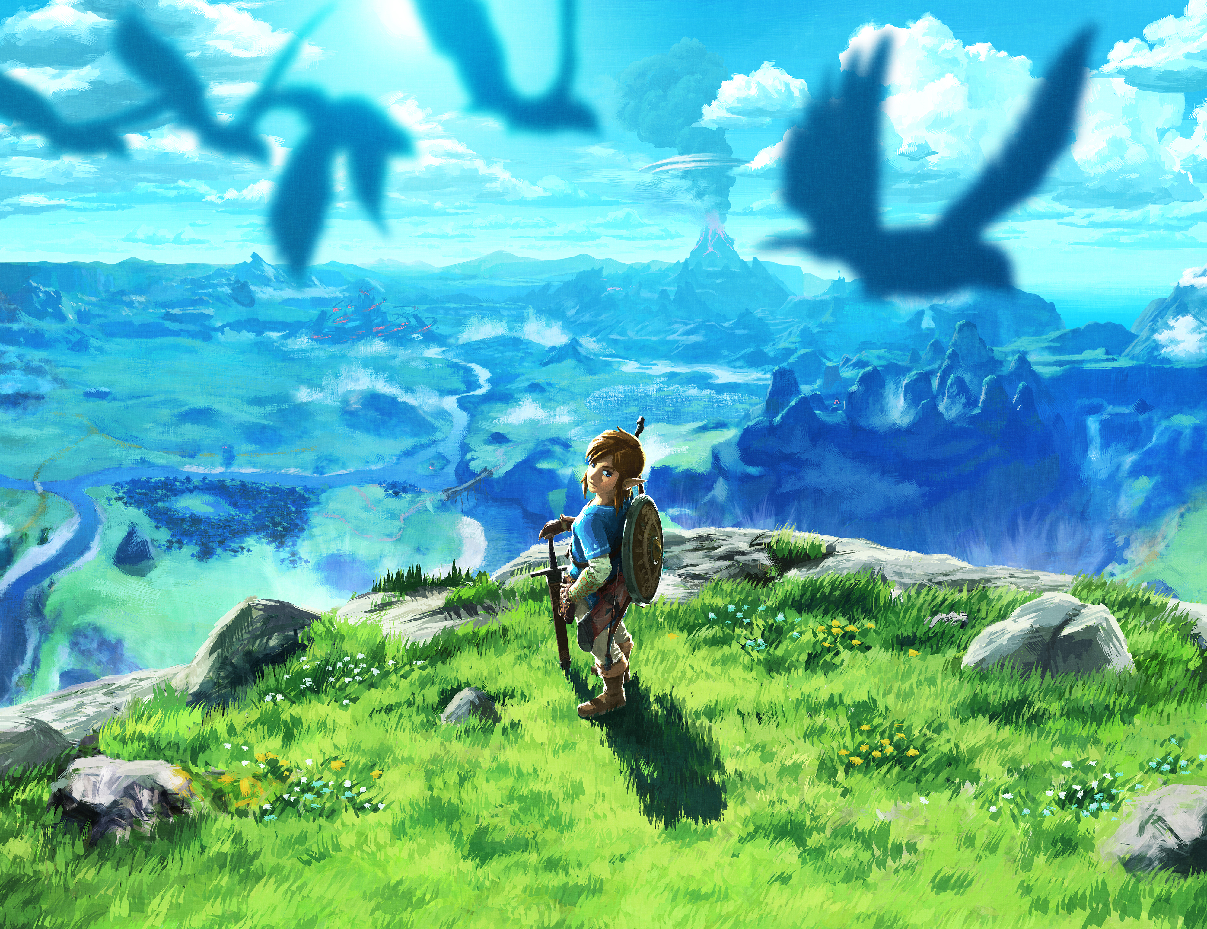 The Legend Of Zelda Botw The Legend Of Zelda Breath Of The Wild Artwork Video Games Hyrule Link Swor 4000x3078