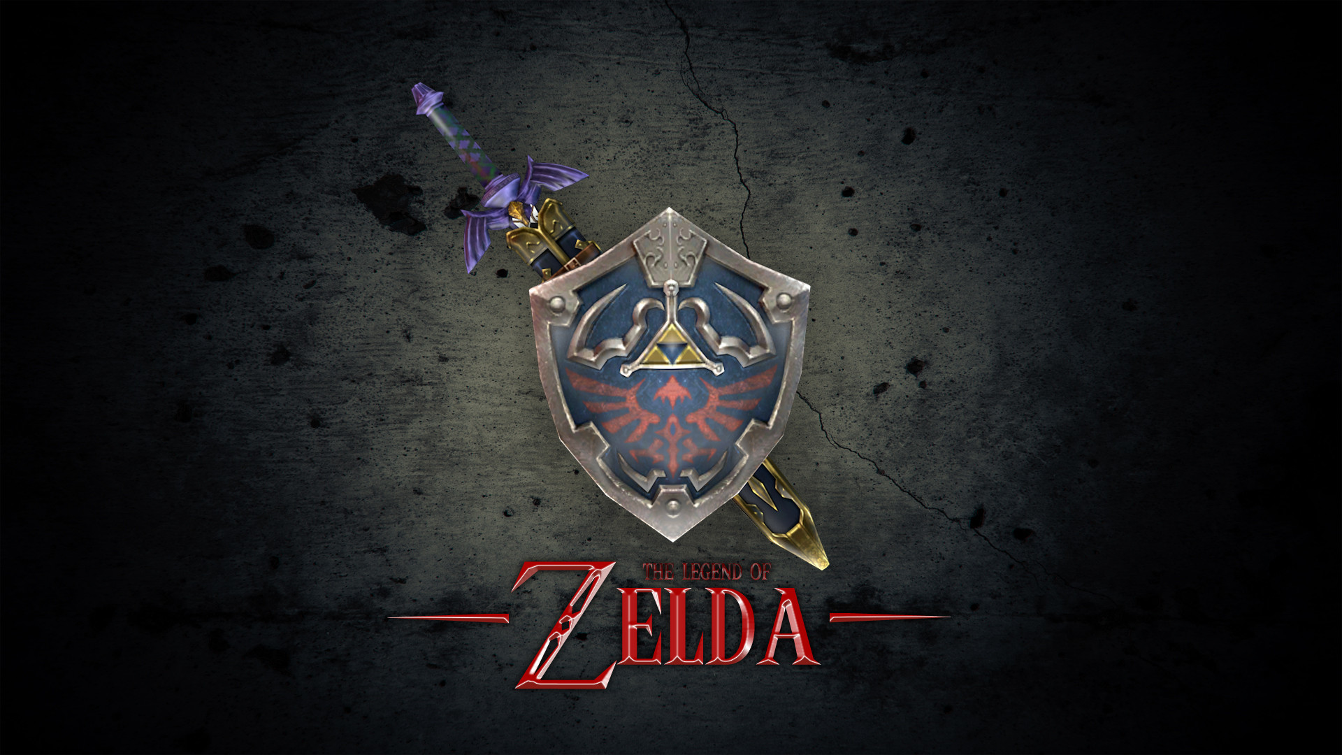 The Legend Of Zelda Nintendo Master Sword Hylian Shield 1920x1080