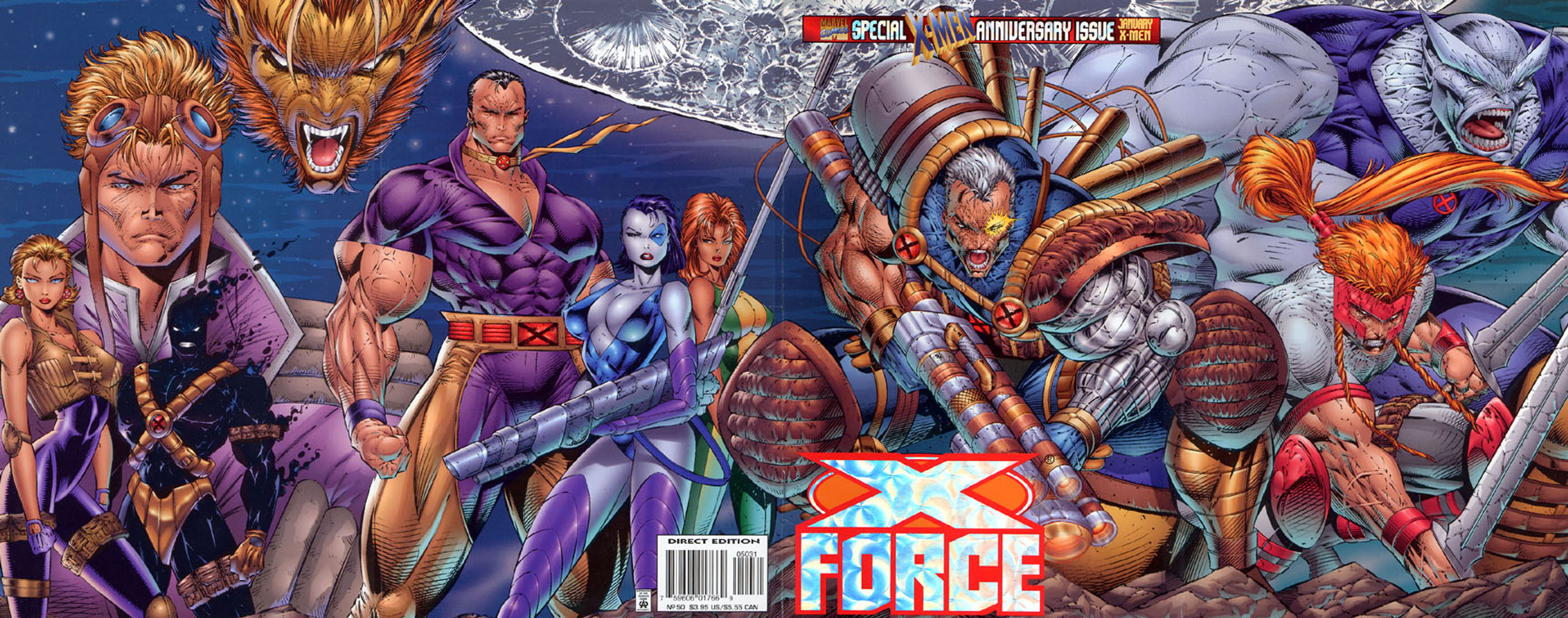 Comics X Force 3750x1479