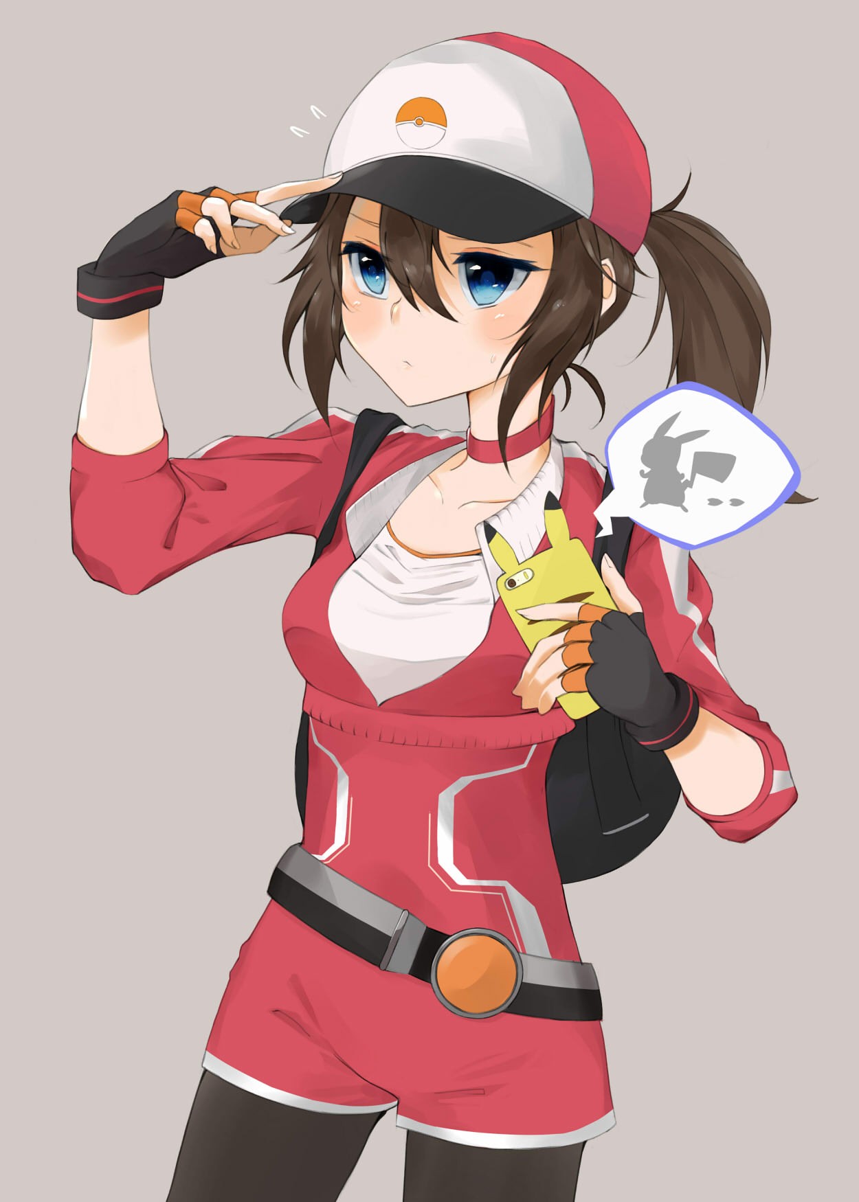 Anime Anime Girls Pokemon Pokemon Go Pokemon Trainers Long Hair Brunette Blue Eyes Smartphone Baseba 1250x1750