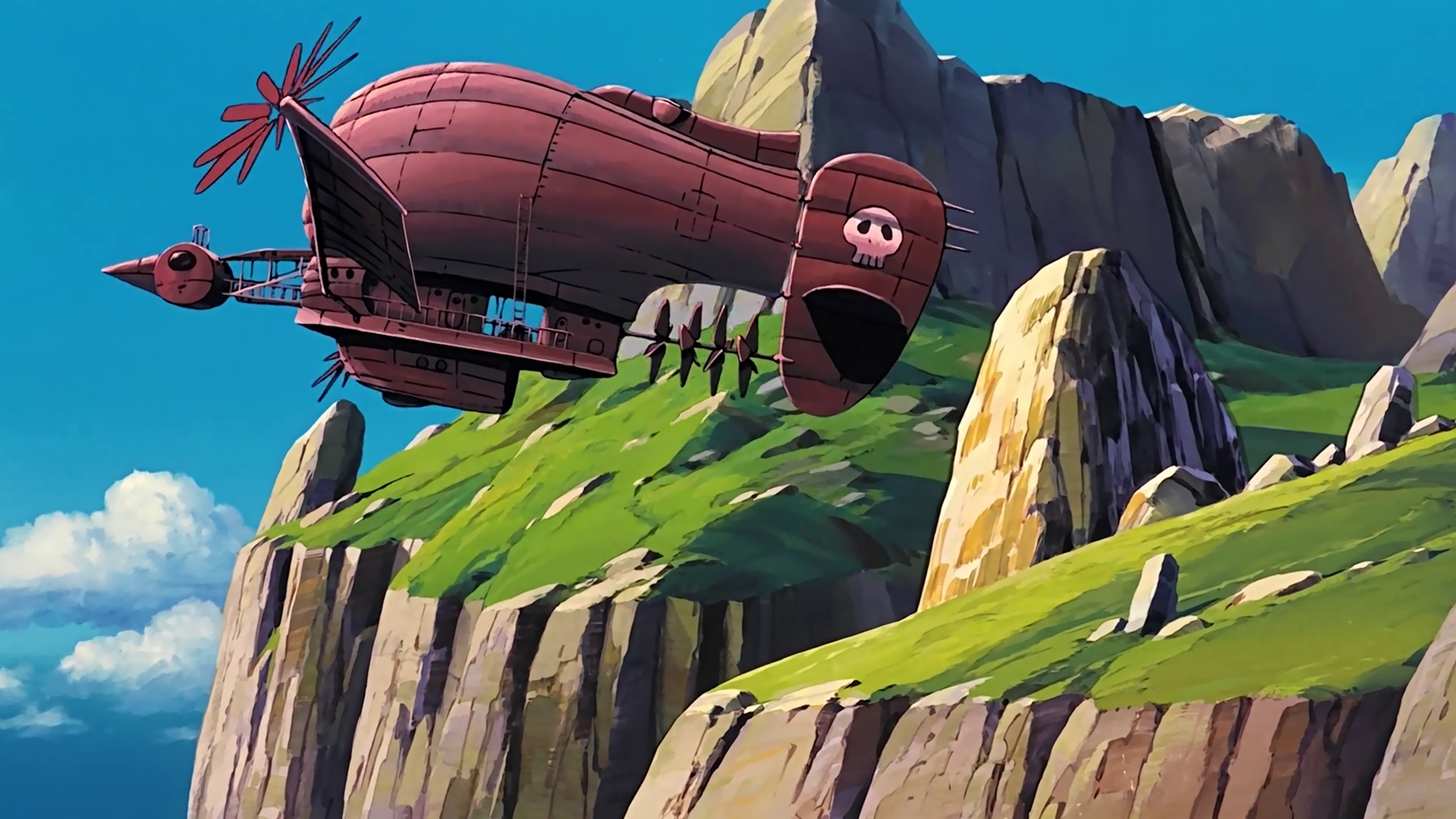 Castle In The Sky Anime Studio Ghibli 2560x1440