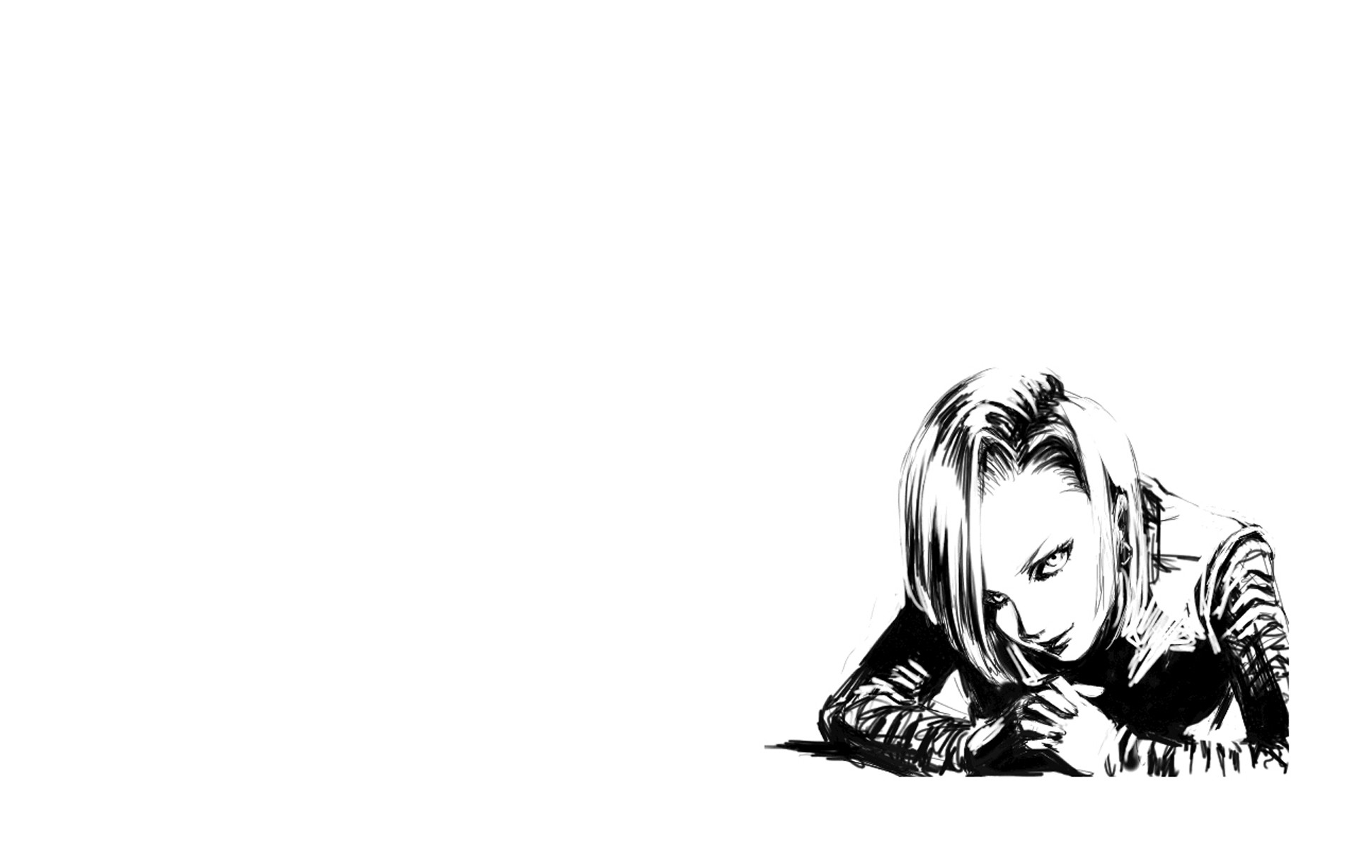 Android 18 Dragon Ball Z Anime Minimalism Anime Girls 1920x1200