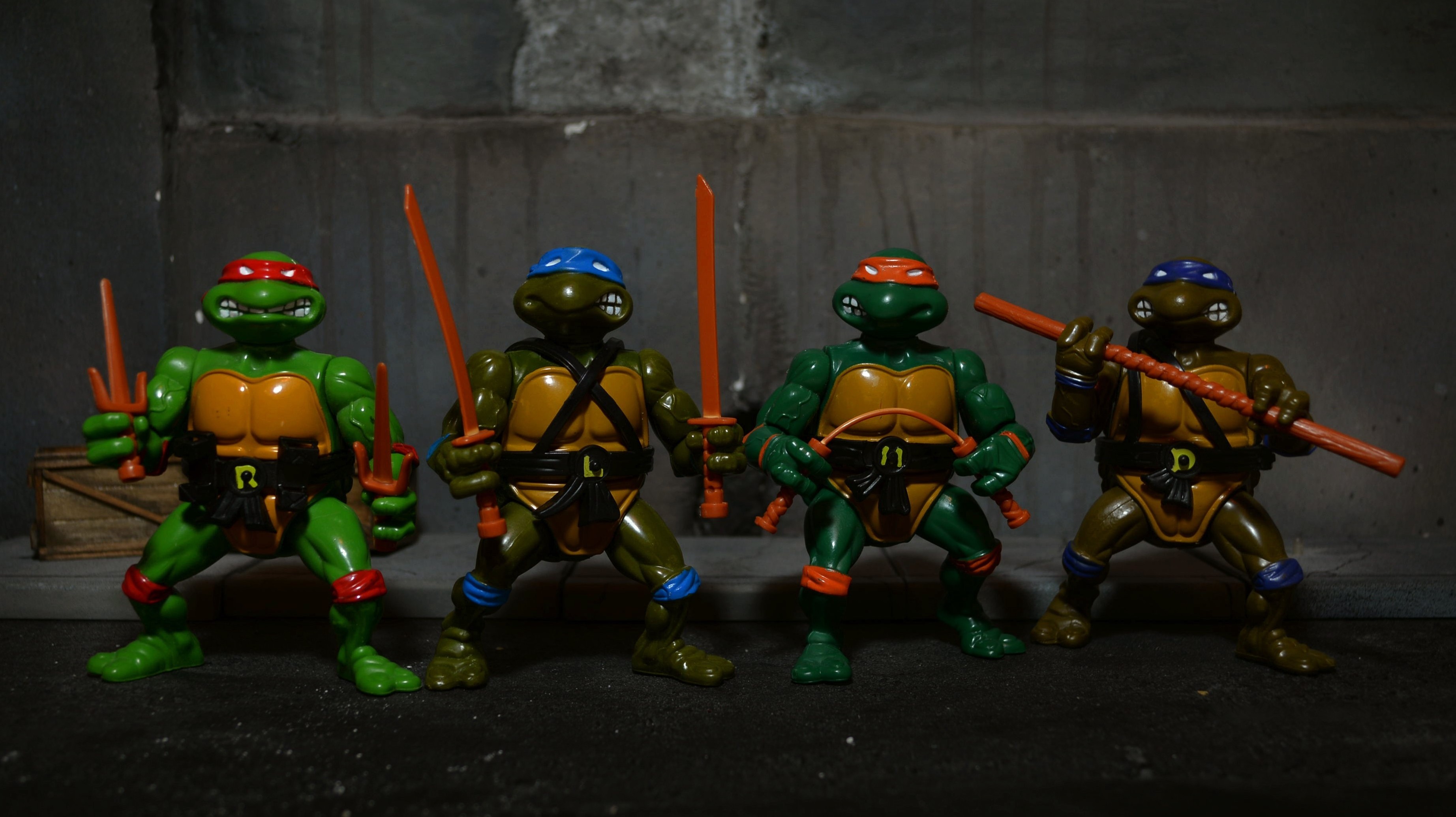 Action Figures Teenage Mutant Ninja Turtles Toys Nostalgia 3688x2069