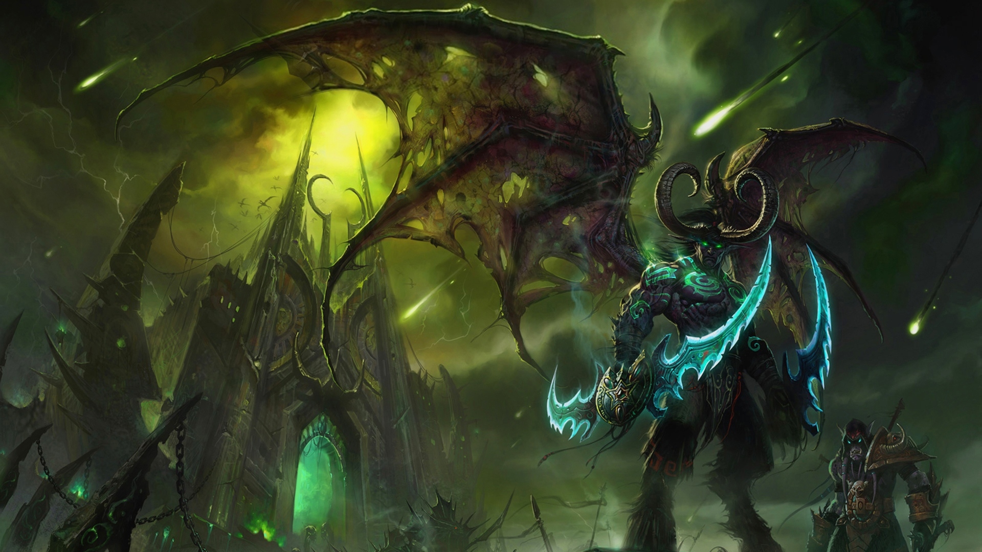 Illidan Stormrage Burning Crusade World Of Warcraft Video Games Black Temple 1920x1080