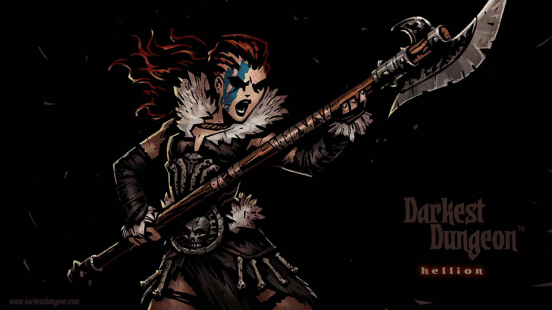 Darkest Dungeon PC Gaming Fantasy Girl Warrior Video Games 1920x1080