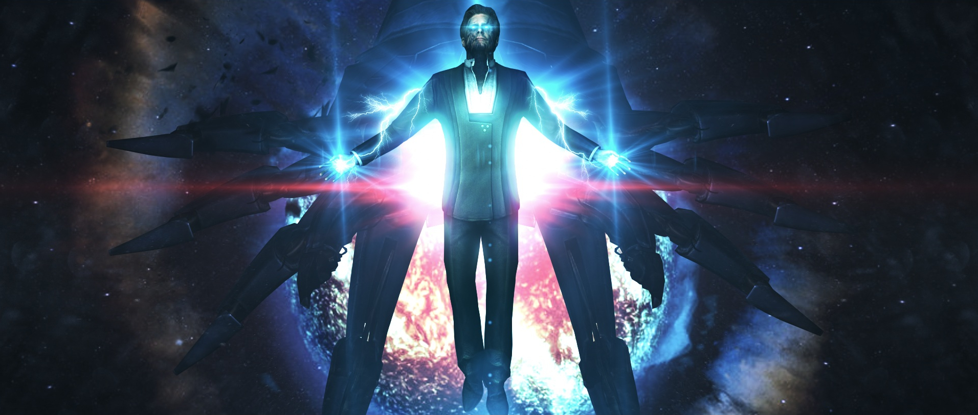 Mass Effect Illusive Man Cerberus Reapers Science Fiction Mass Effect 3 Cyan 1912x813