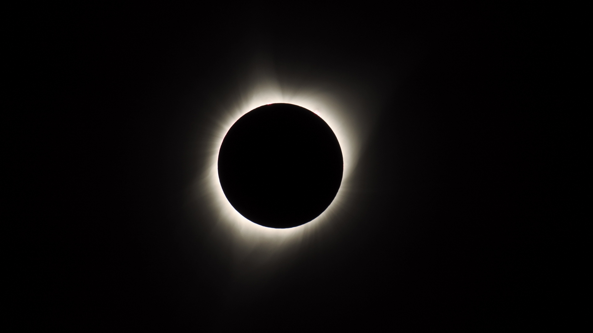 Photography Monochrome Sun Sun Rays Moon Solar Eclipse Minimalism Black Background Circle 1920x1080