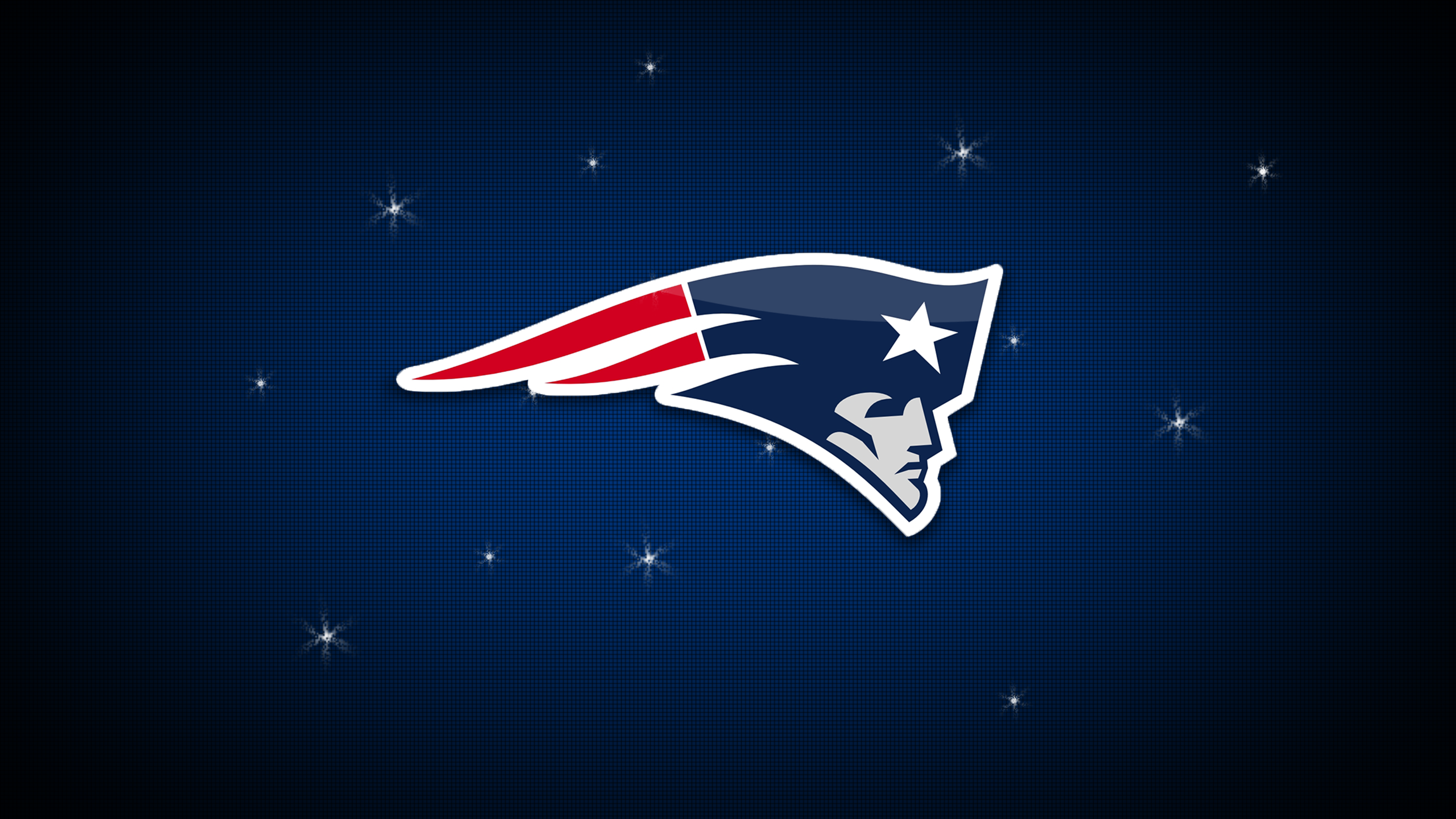 New England Patriots Logo Minimalism Blue Background NFL American Football 2560x1440