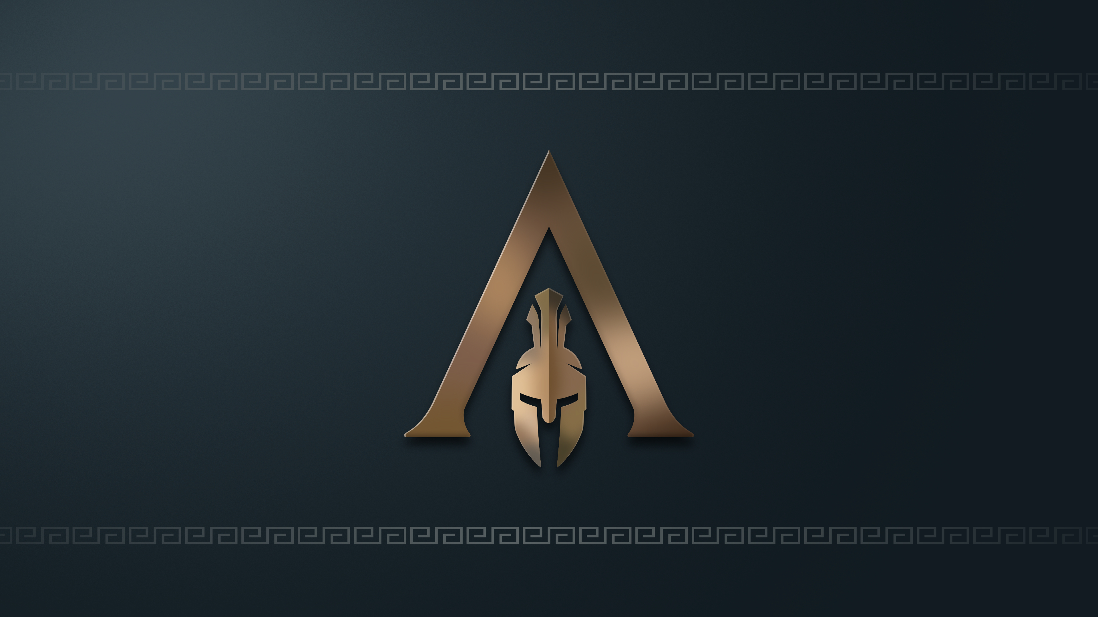 Video Games Digital Art Artwork Assassins Creed Assassins Creed Odyssey Ubisoft Greece Spartans Logo 3840x2160