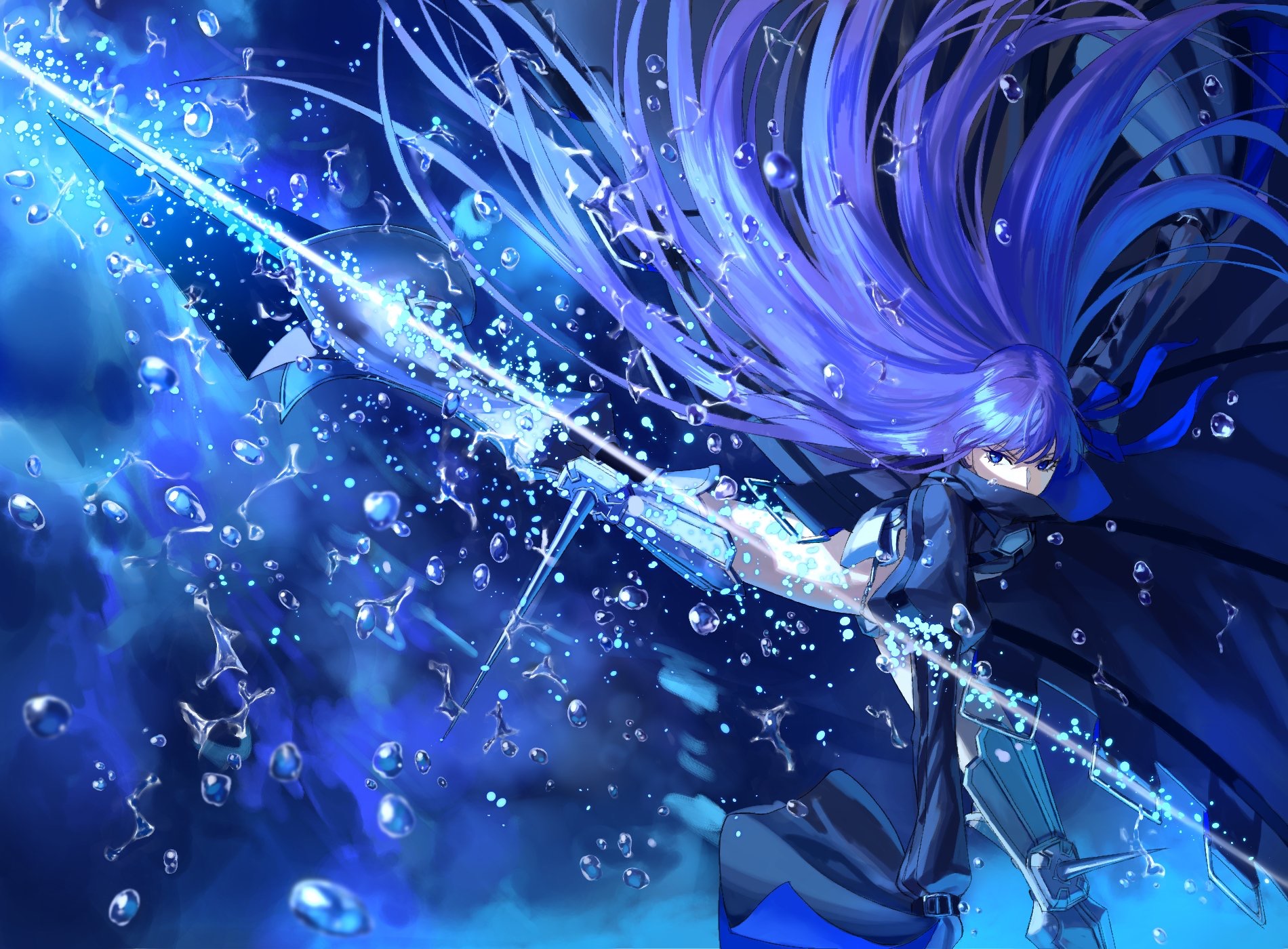 Fate Grand Order Meltlilith Anime Girls Anime Purple Hair Long Hair FGO Fate Series 1900x1400