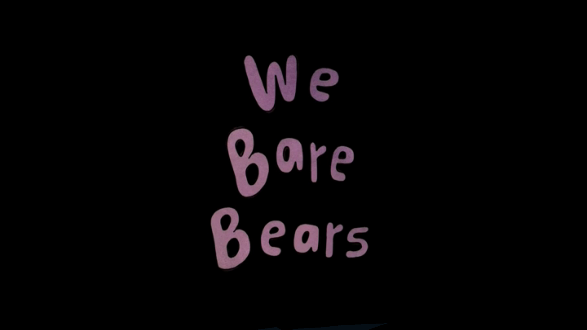 We Bare Bears Cartoon Text 1920x1080