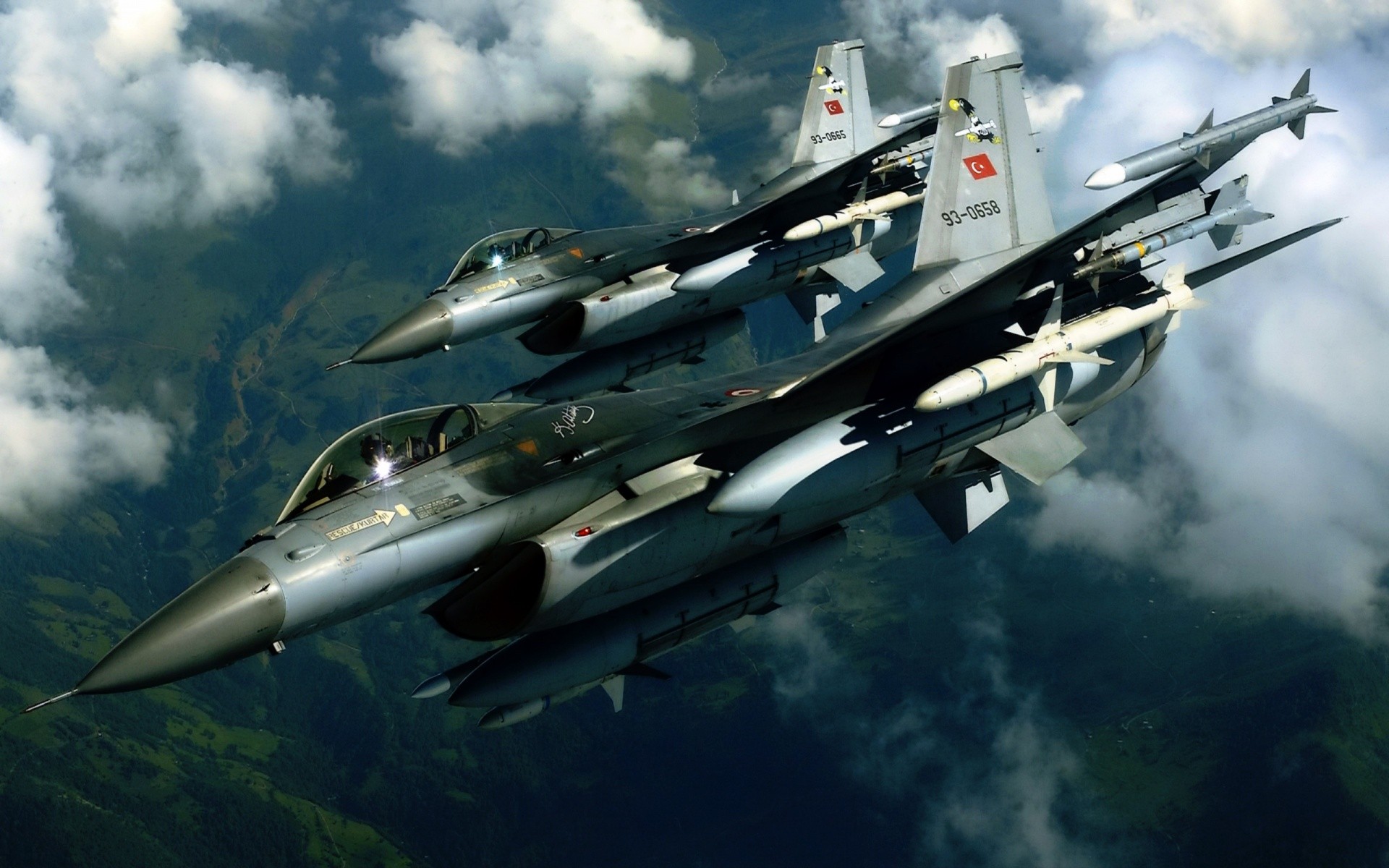 General Dynamics F 16 Fighting Falcon Turkish Air Force Turkish Armed Forces Jet Fighter Military Ai 1920x1200
