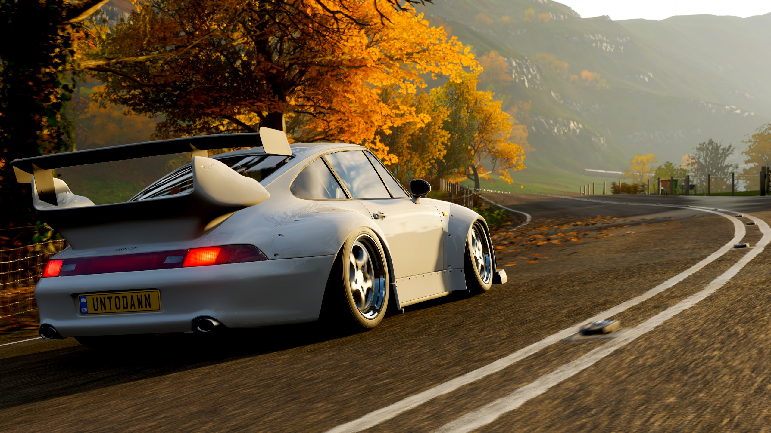 Forza Horizon 4 Car Porsche Porsche 911 GT2 RS Video Games PC Gaming Racing 2560x1440