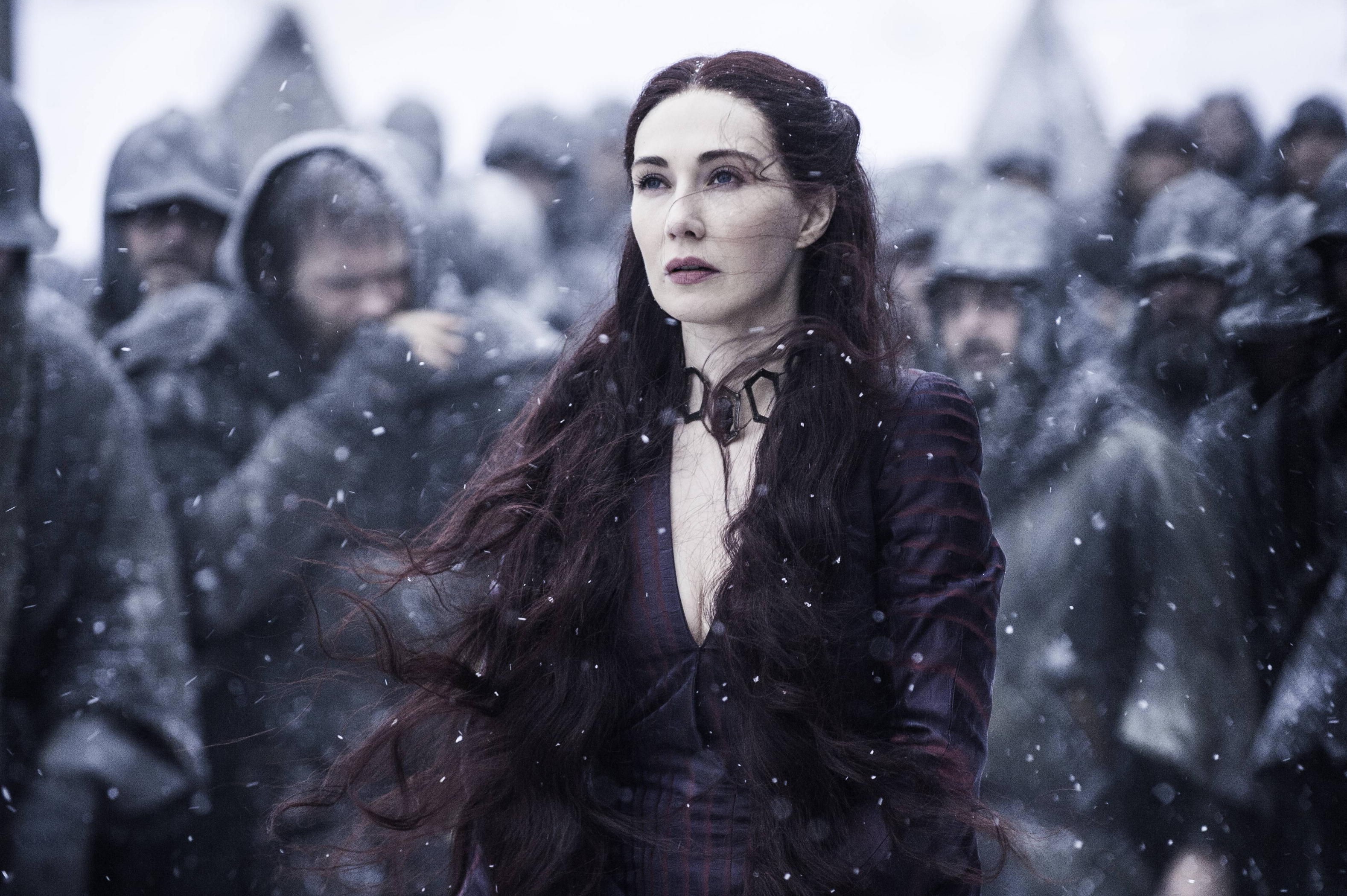 Carice Van Houten Actress Game Of Thrones Melisandre Brunette Blue Eyes Long Hair Necklace Army TV H 3156x2100