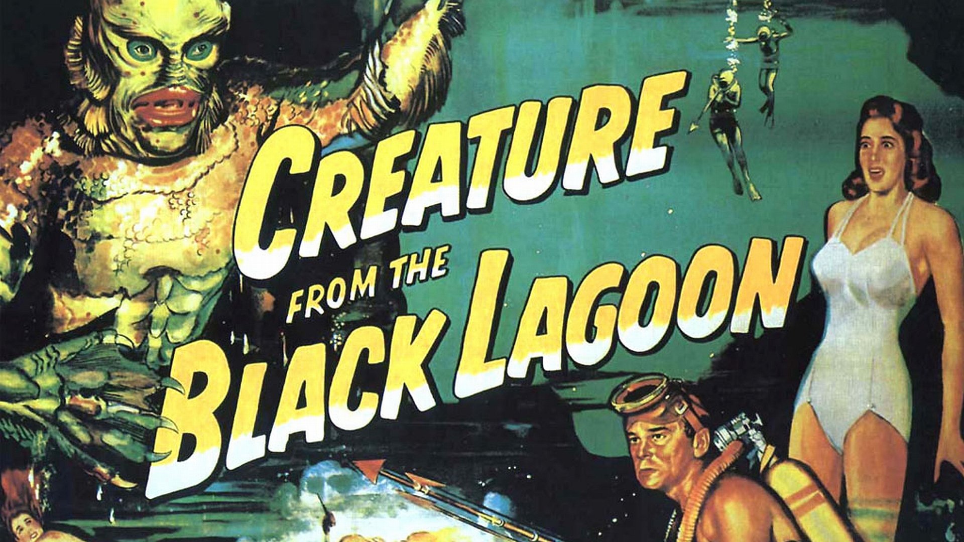 Movie Creature From The Black Lagoon Wallpaper Resolution 19x1080 Id 4306 Wallha Com