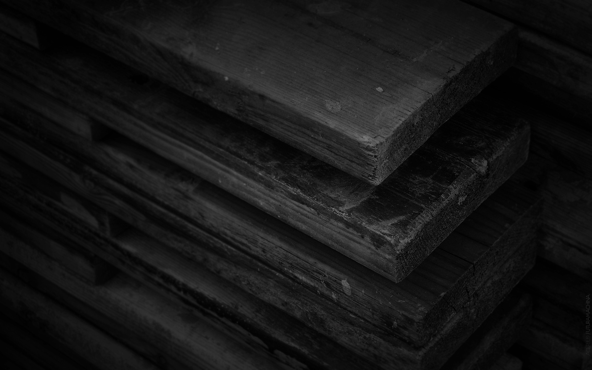 Planks Monochrome Macro Wood Texture 1920x1200