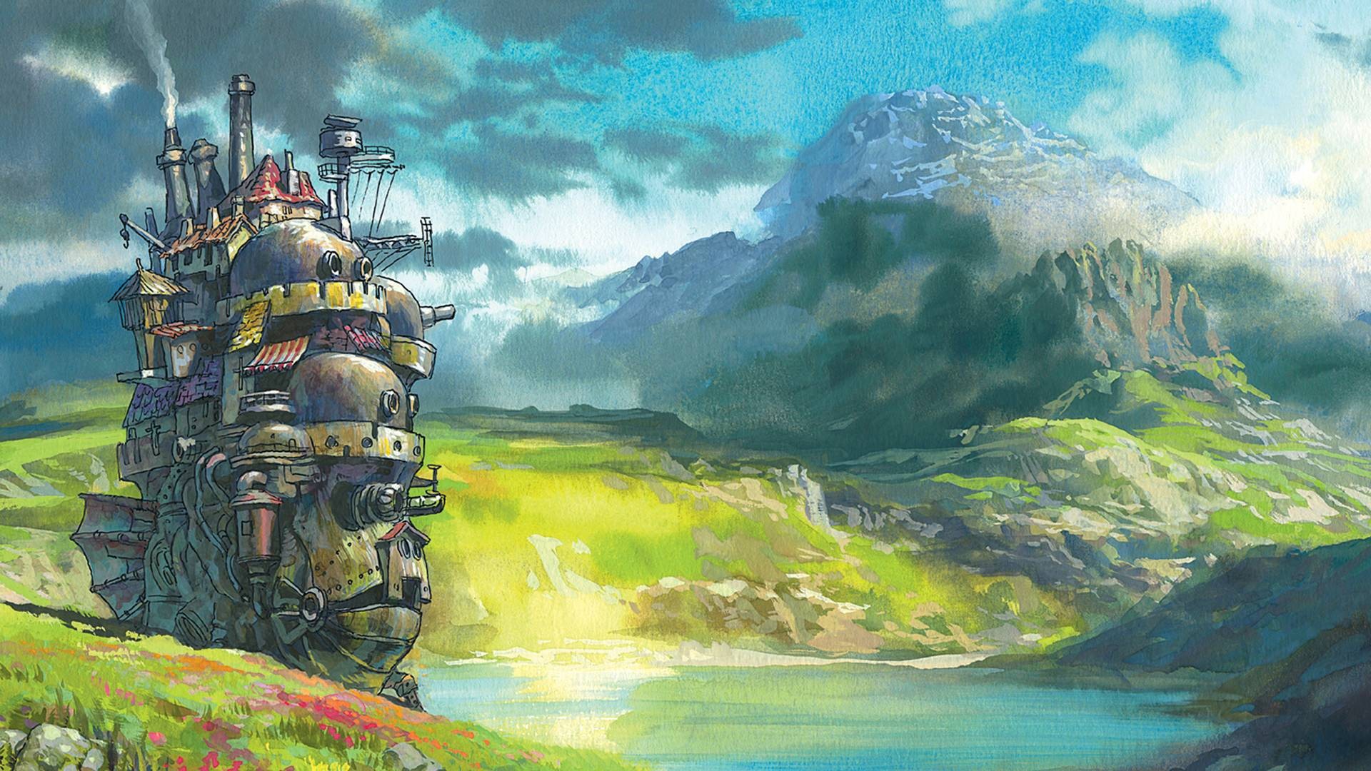 Anime Howls Moving Castle Studio Ghibli 1920x1080