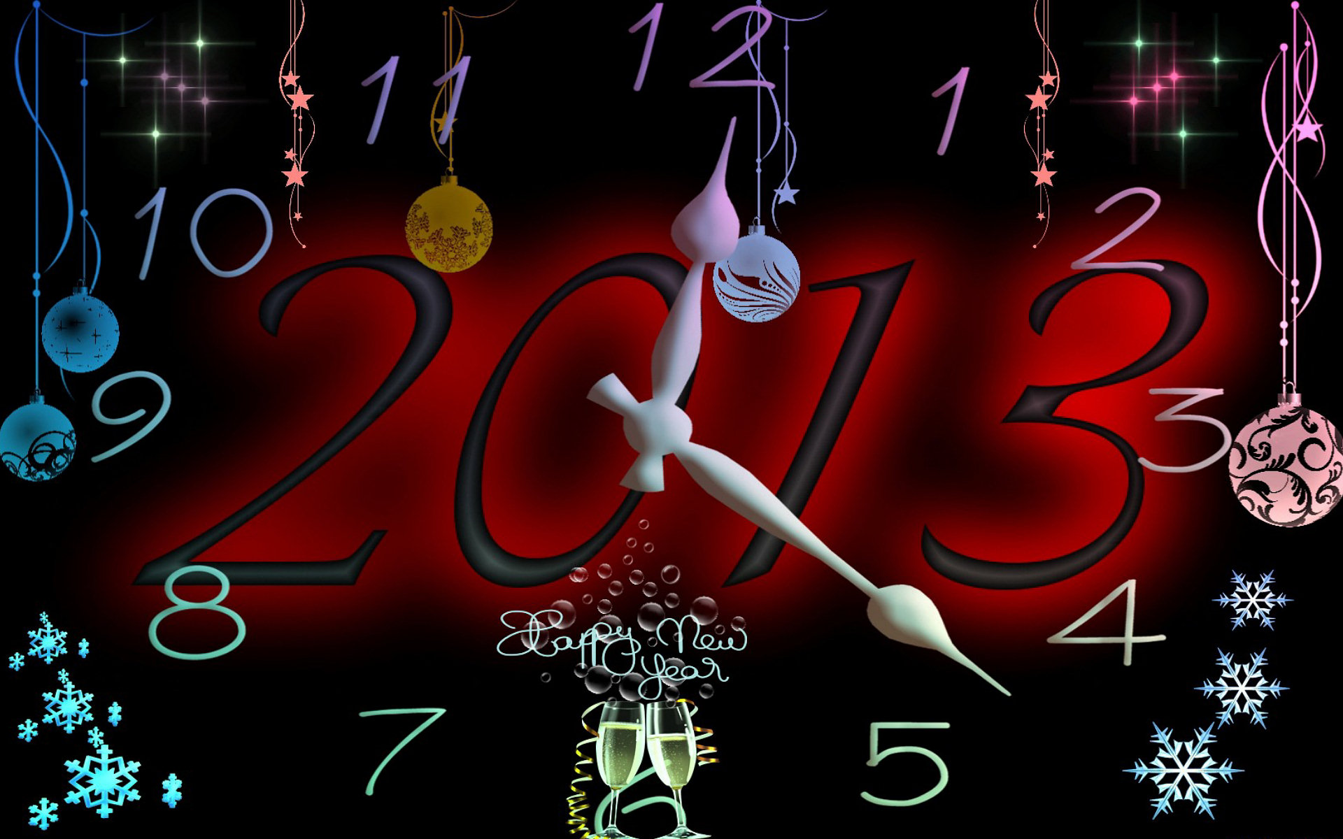 Holiday New Year 2013 1920x1200