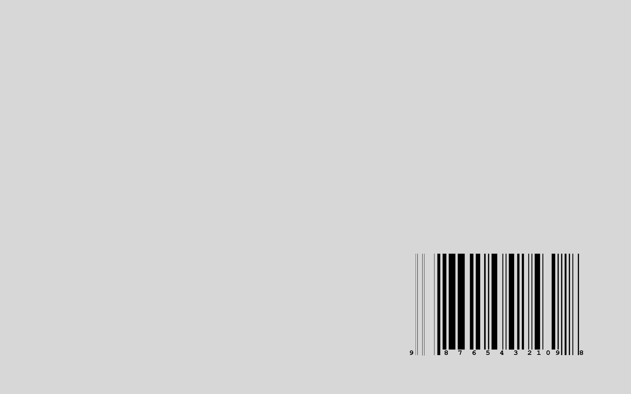 Minimalism Barcode Simple Background Numbers 2560x1600