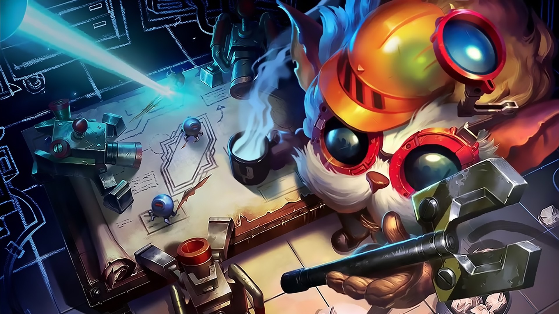 Heimerdinger League Of Legends PC Gaming Video Game Art 1920x1080