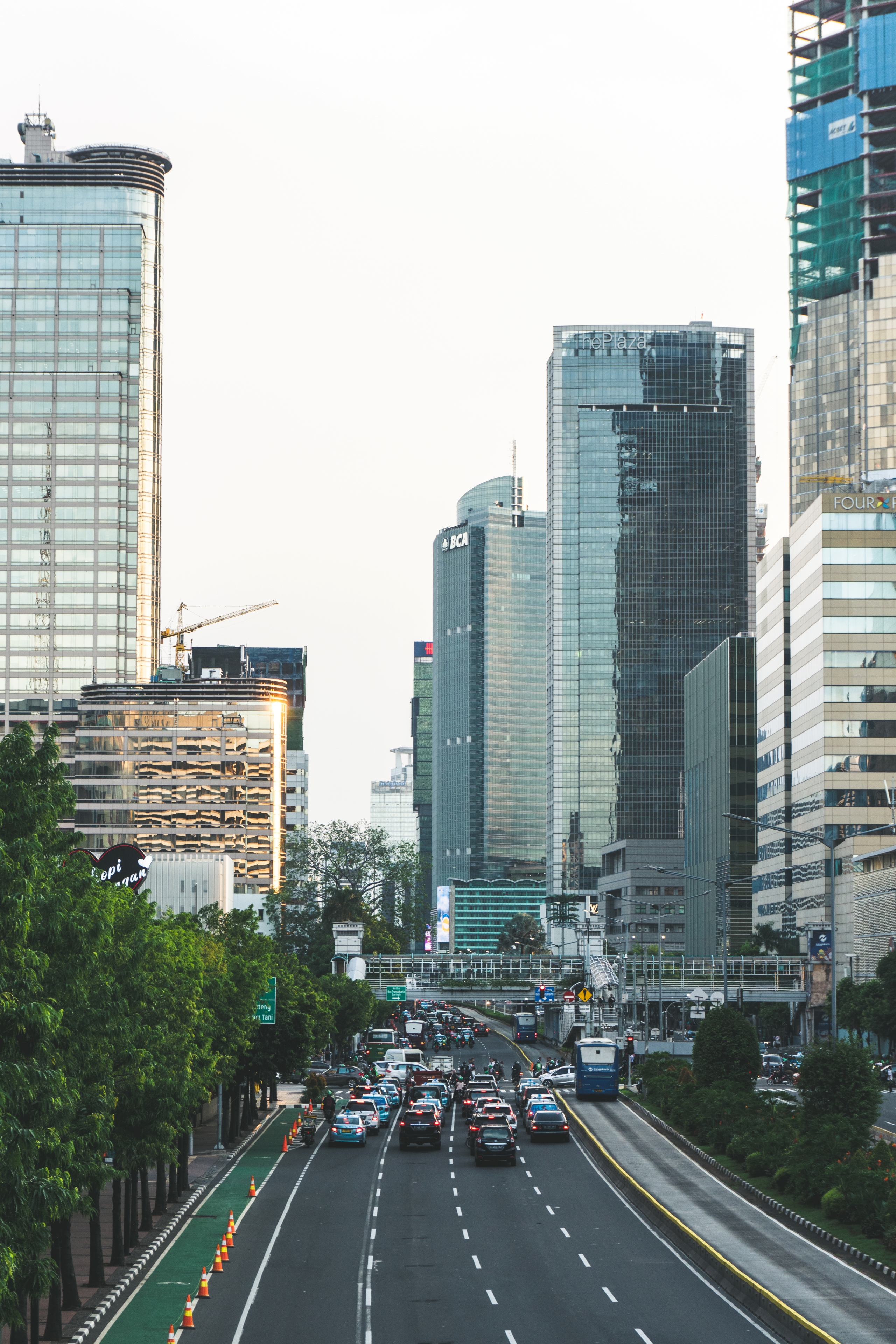 Jakarta Indonesia City Architecture Skyline Building 2560x3840