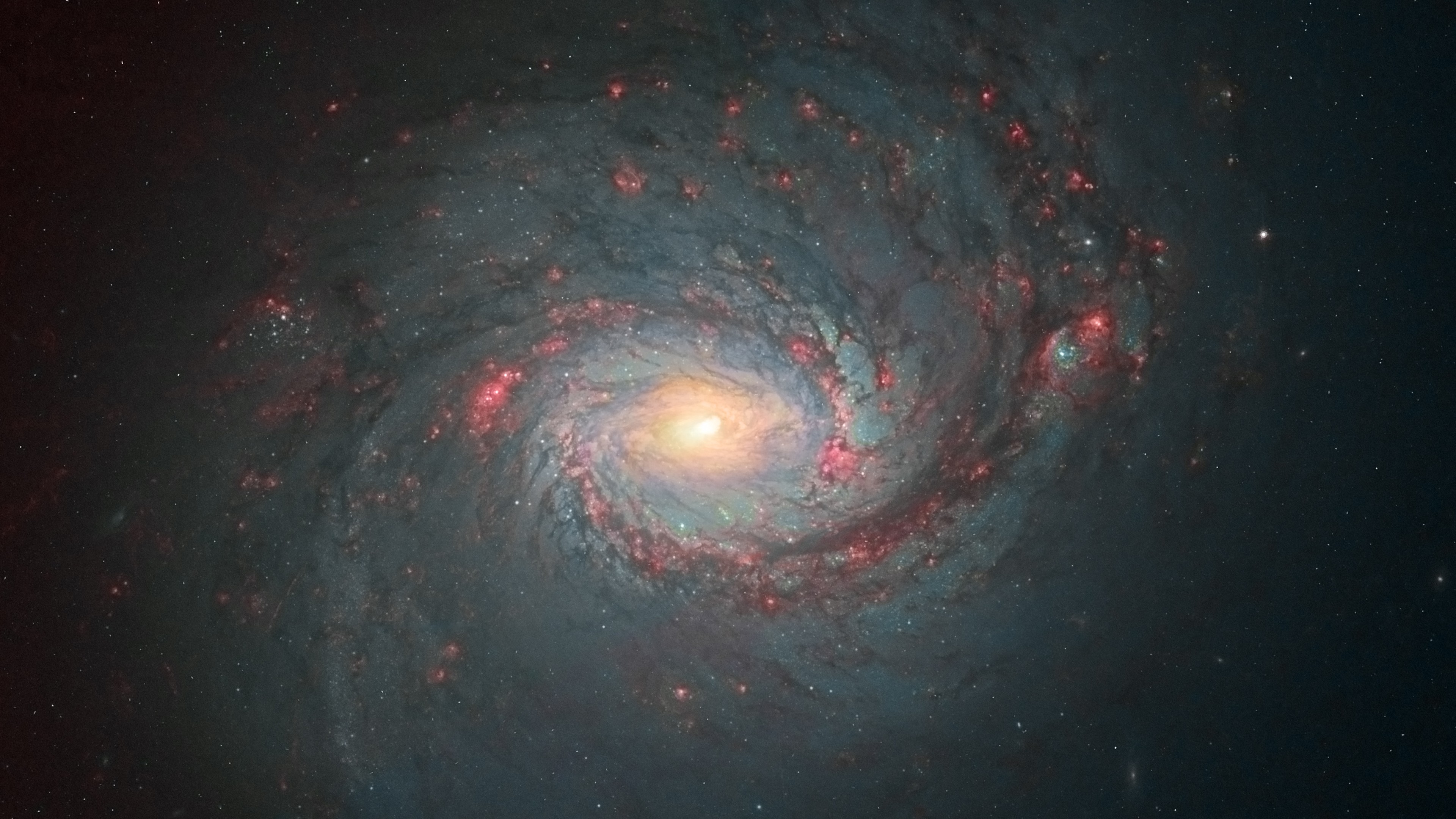 Spiral Galaxy Galaxy Space Space Art 3840x2160