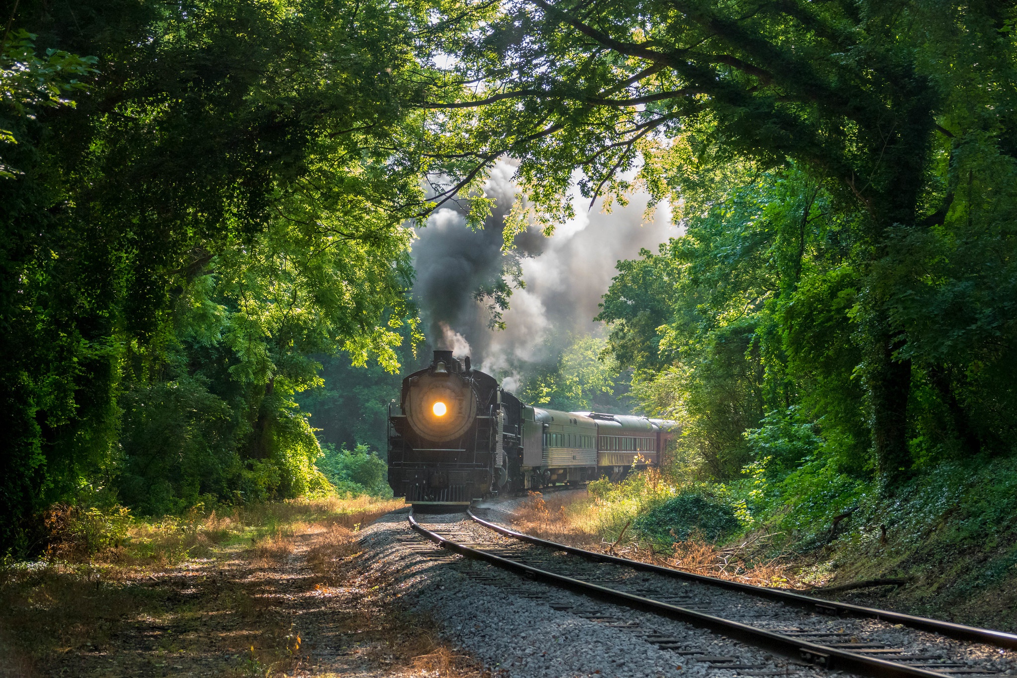 Tennessee Vehicle Train Railroad Track Railway 2048x1365