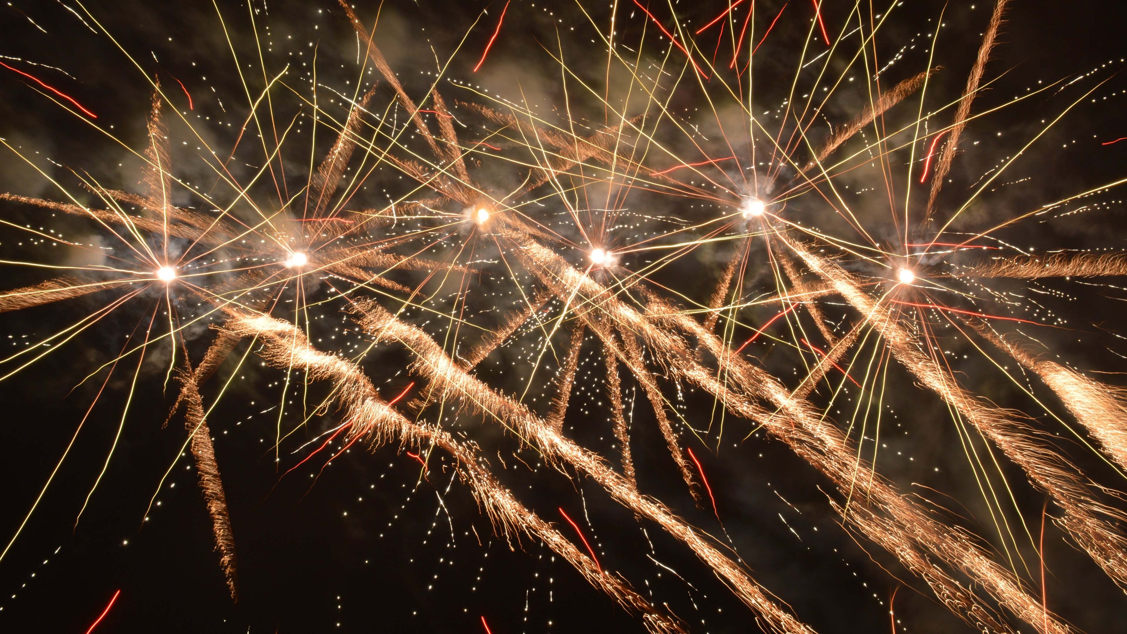 Celebration New Year Fireworks 3840x2160