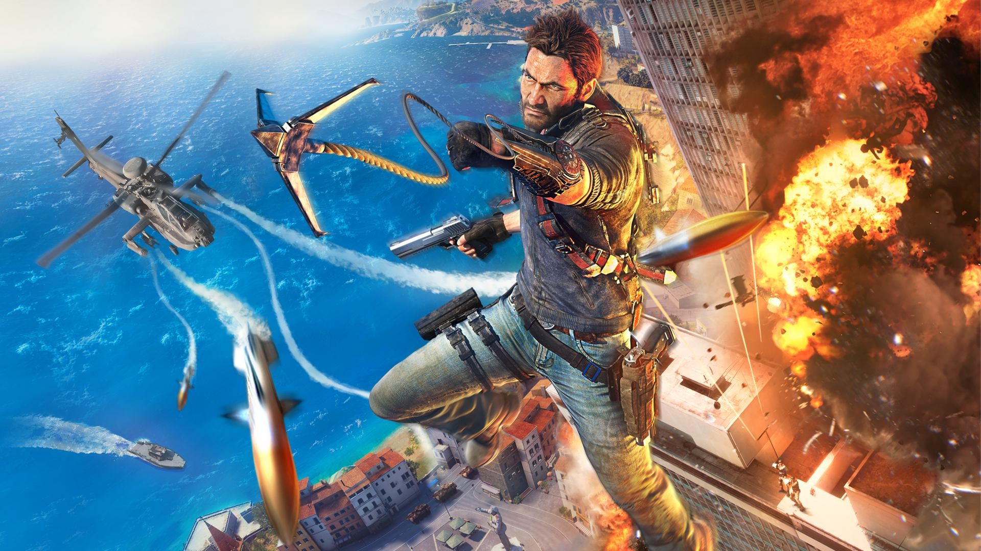 Video Game Heroes Just Cause 3 Rico Rodriguez 1920x1080