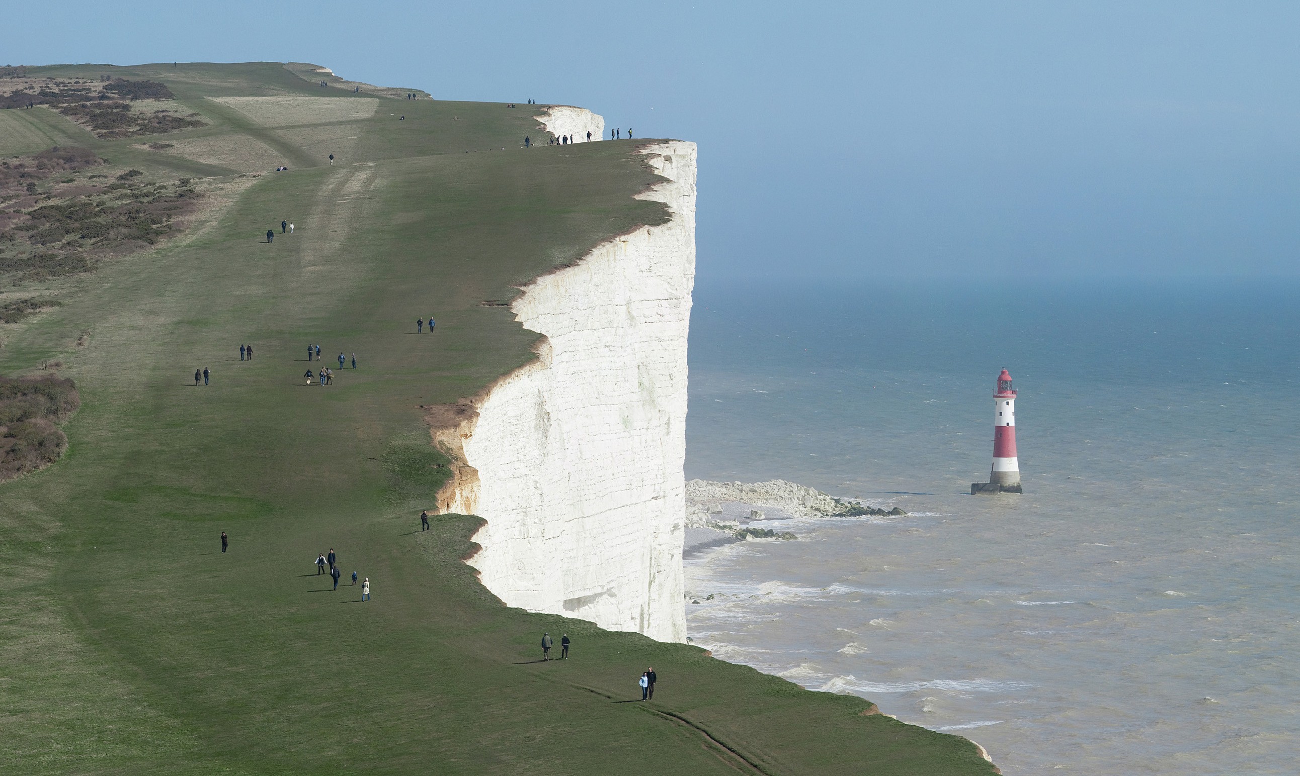 England Cliffs Of Dover Cliff Landscape Lighthouse 2584x1544