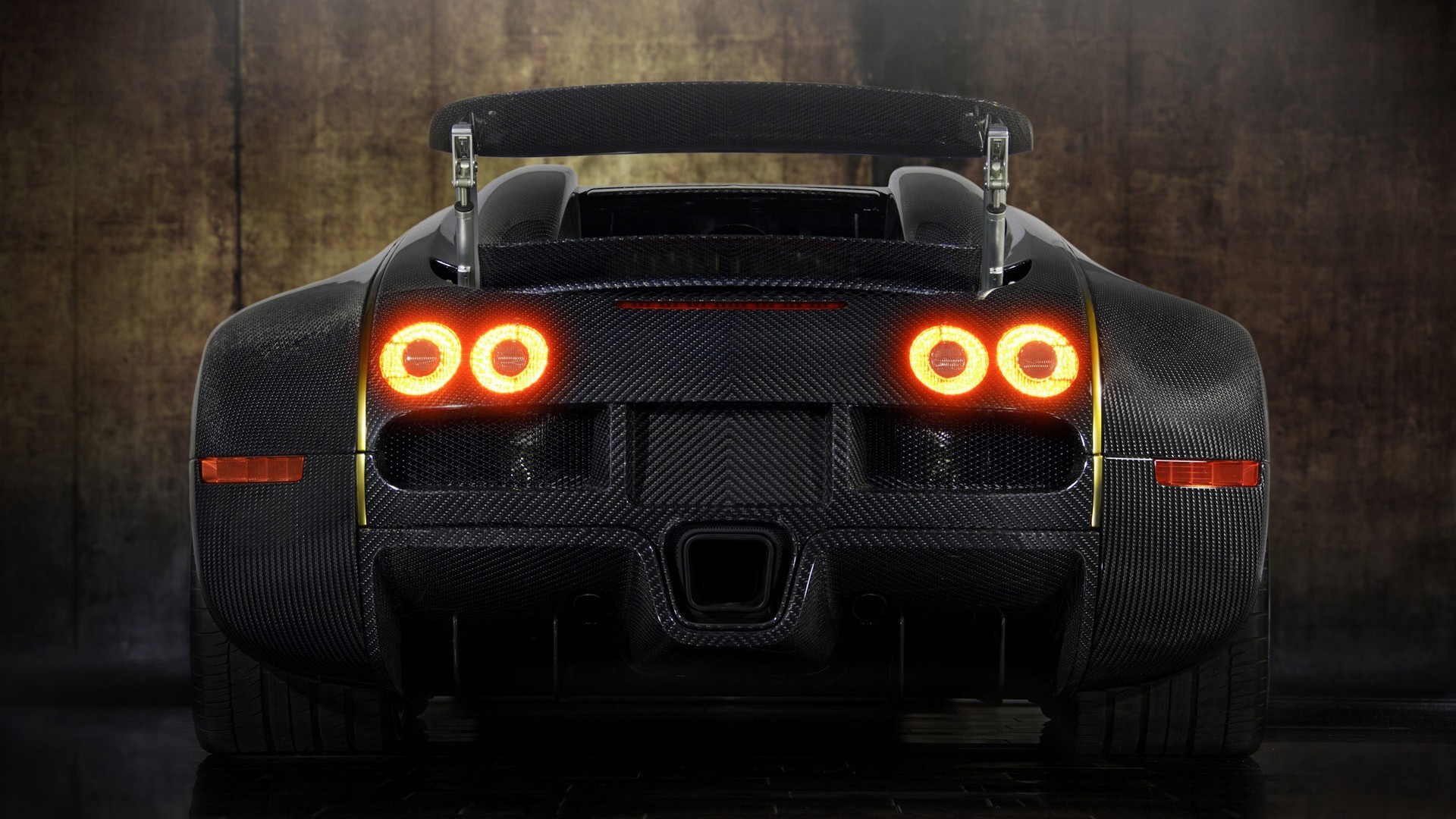 Bugatti Veyron Car Carbon Fiber Sports Car 1920x1080