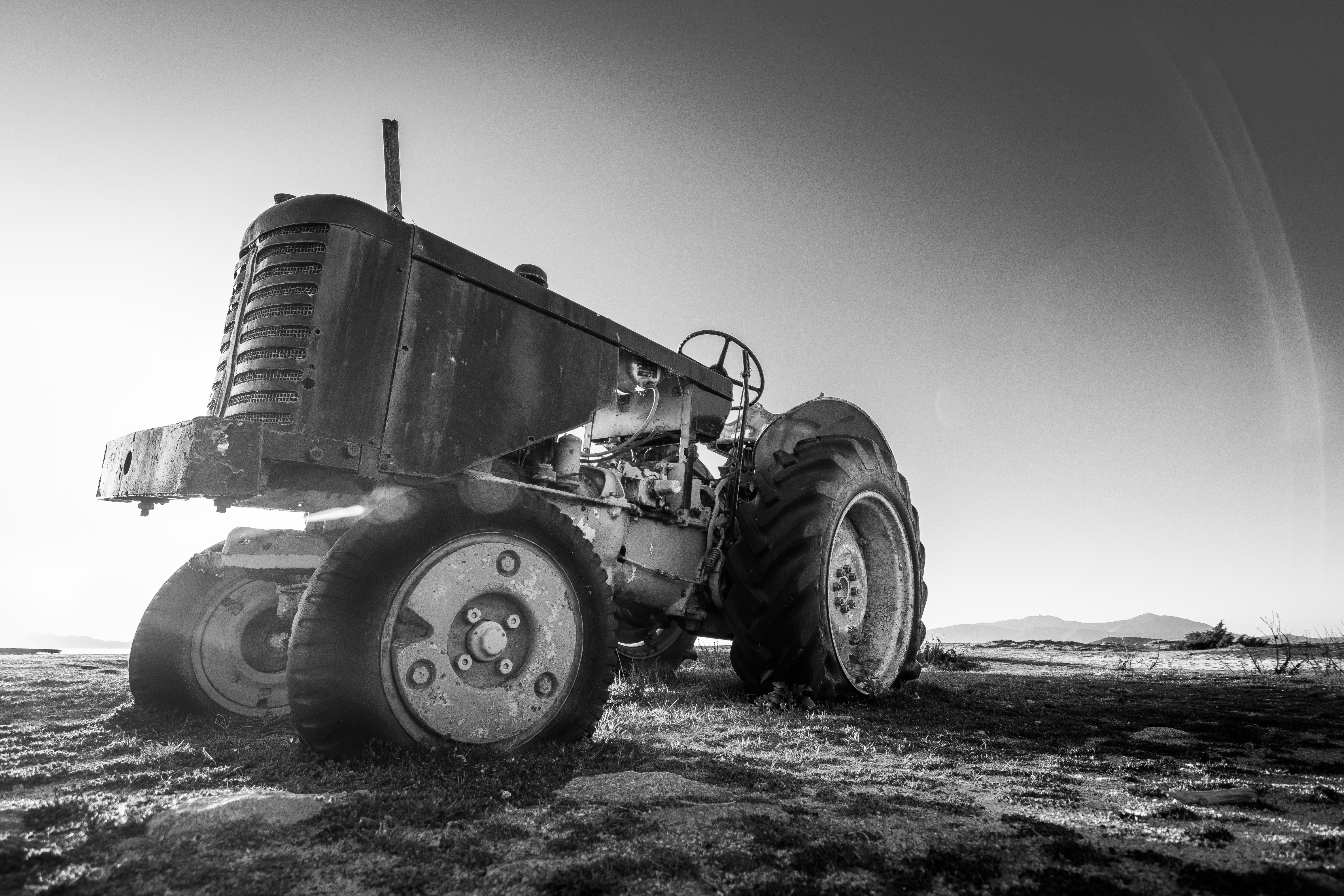 Corsica Tractors Vintage Beach Heavy Equipment 4743x3162
