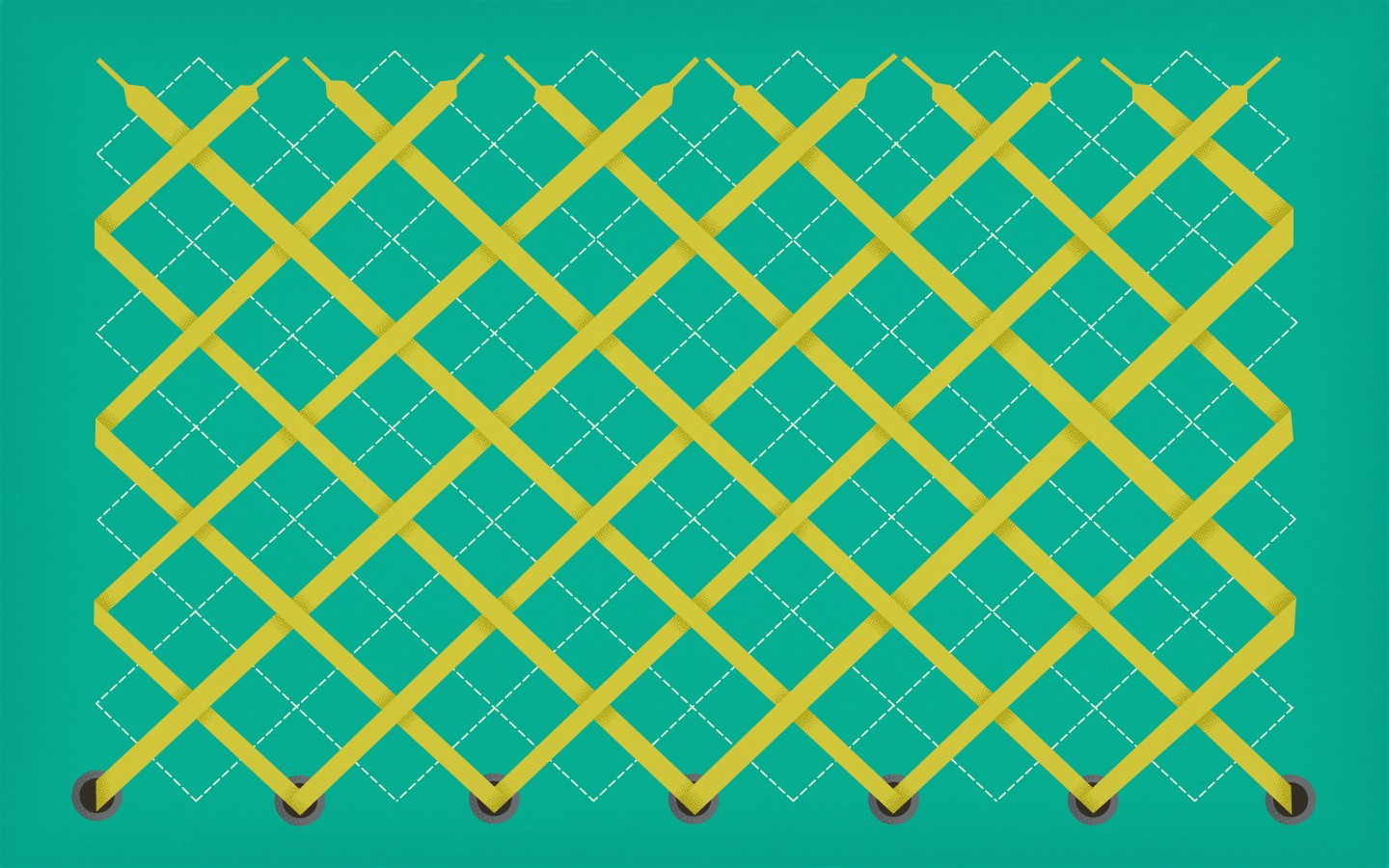 Abstract Pattern Aqua Turquoise Simple Graphic Design 1440x900