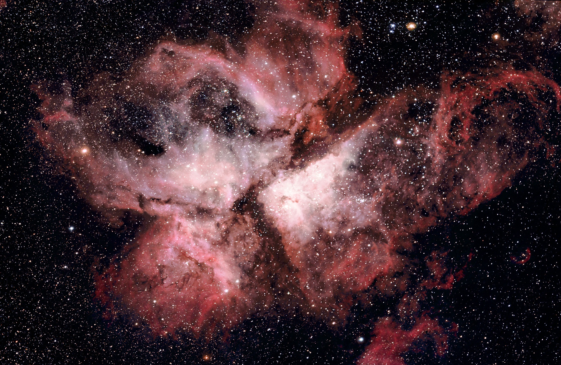 Nebula Sci Fi Space Stars Carina Nebula Pink Cosmos Galaxy 1920x1249