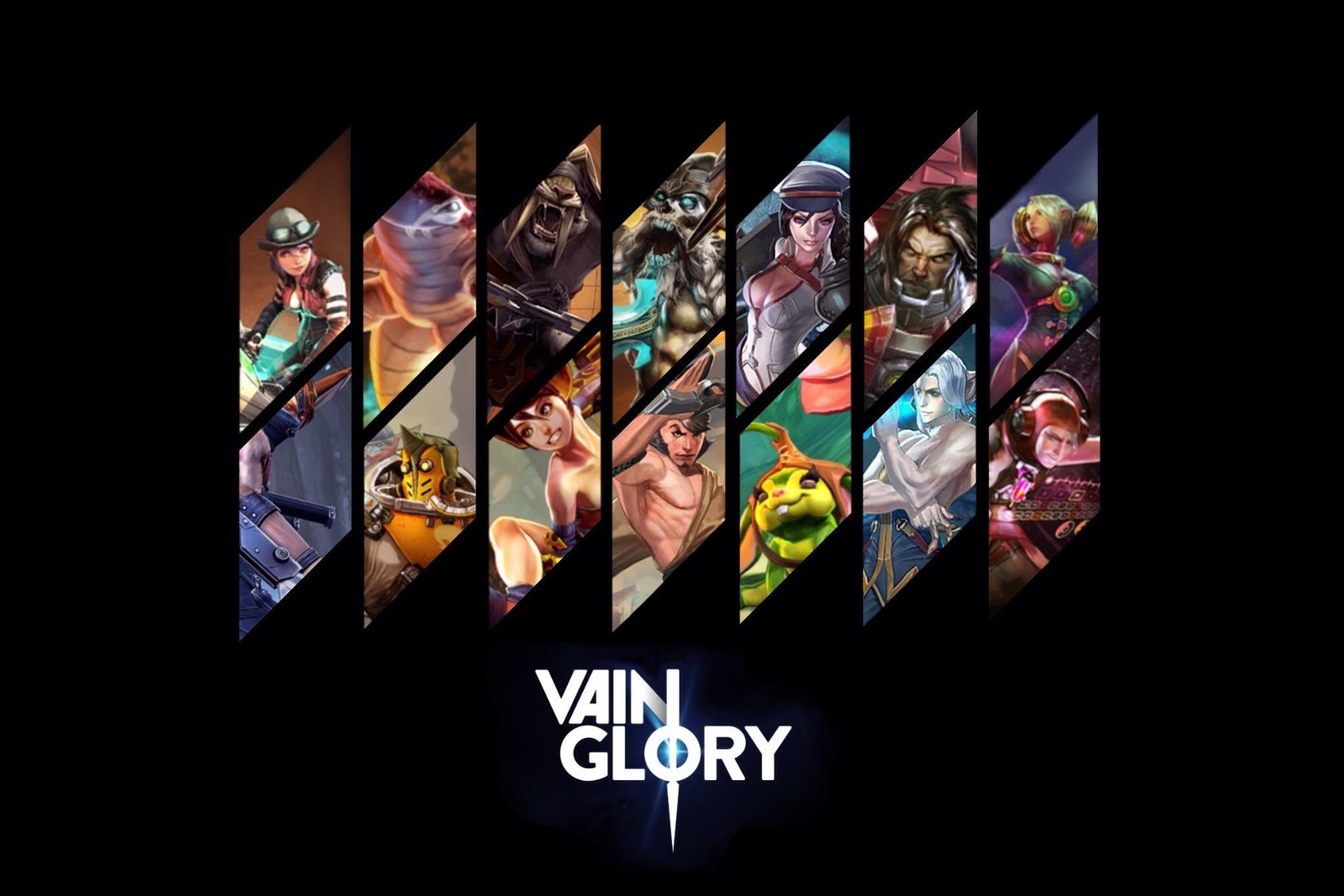 Vainglory VG Collage Simple Background 1600x1067