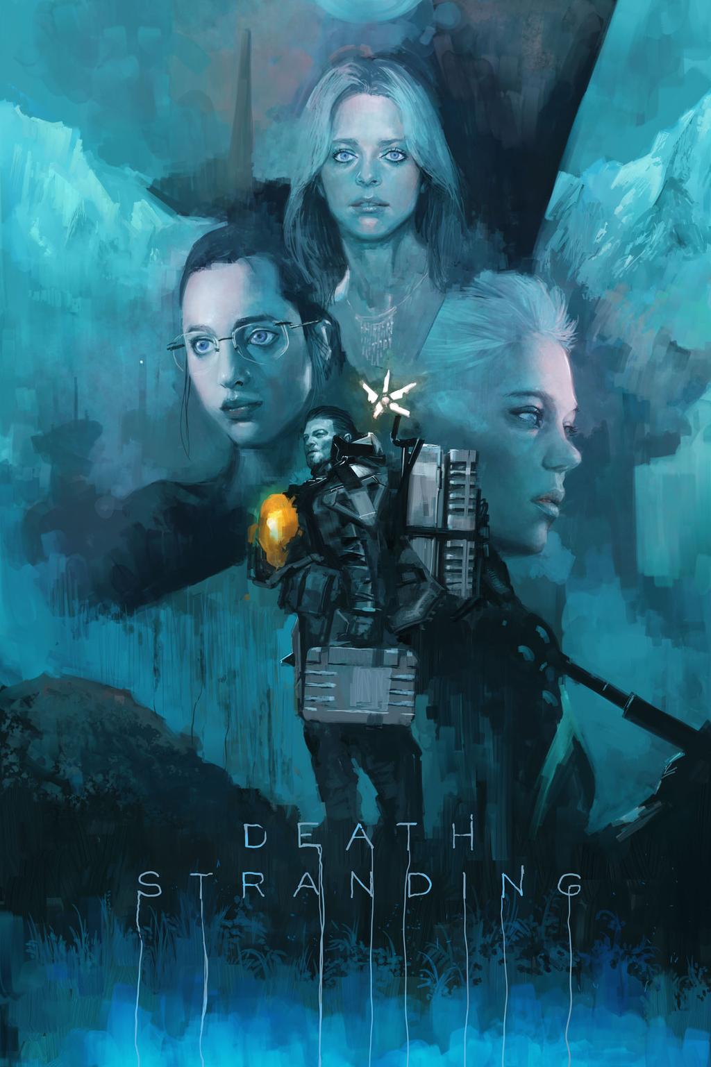 Fan Art Death Stranding Digital Art Masateru 1024x1537