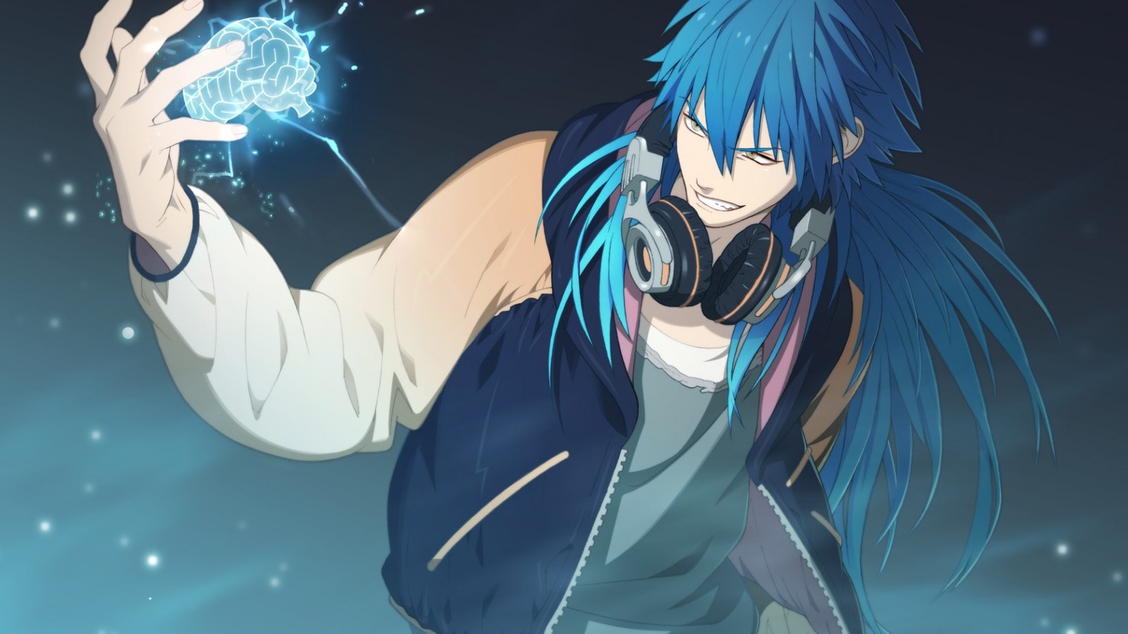 Anime Boy Blue Hair Aoba Seragaki 1600x900