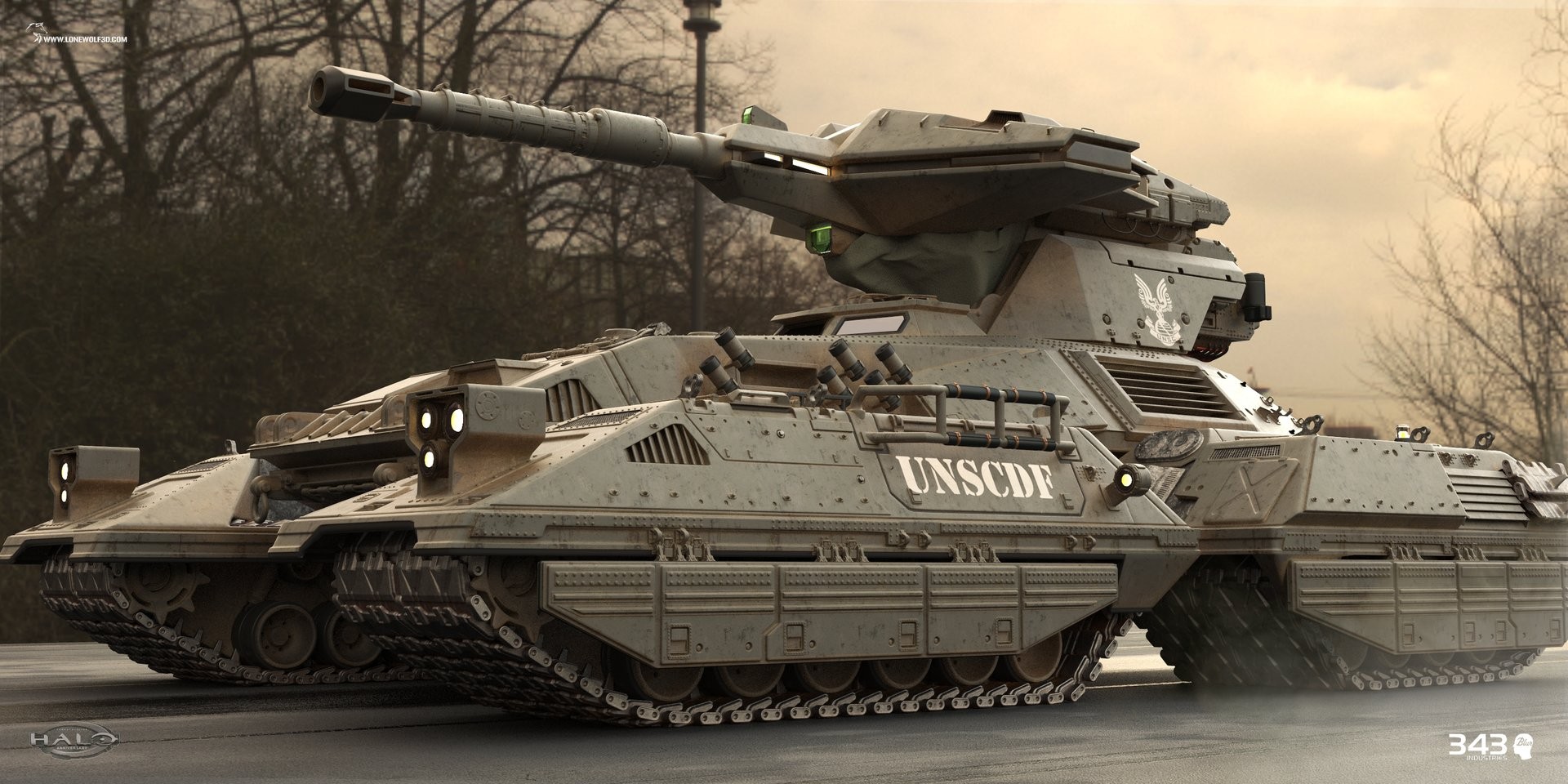 Science Fiction Video Games Halo Tank Scorpion Concept Art Futuristic Beige 1920x960