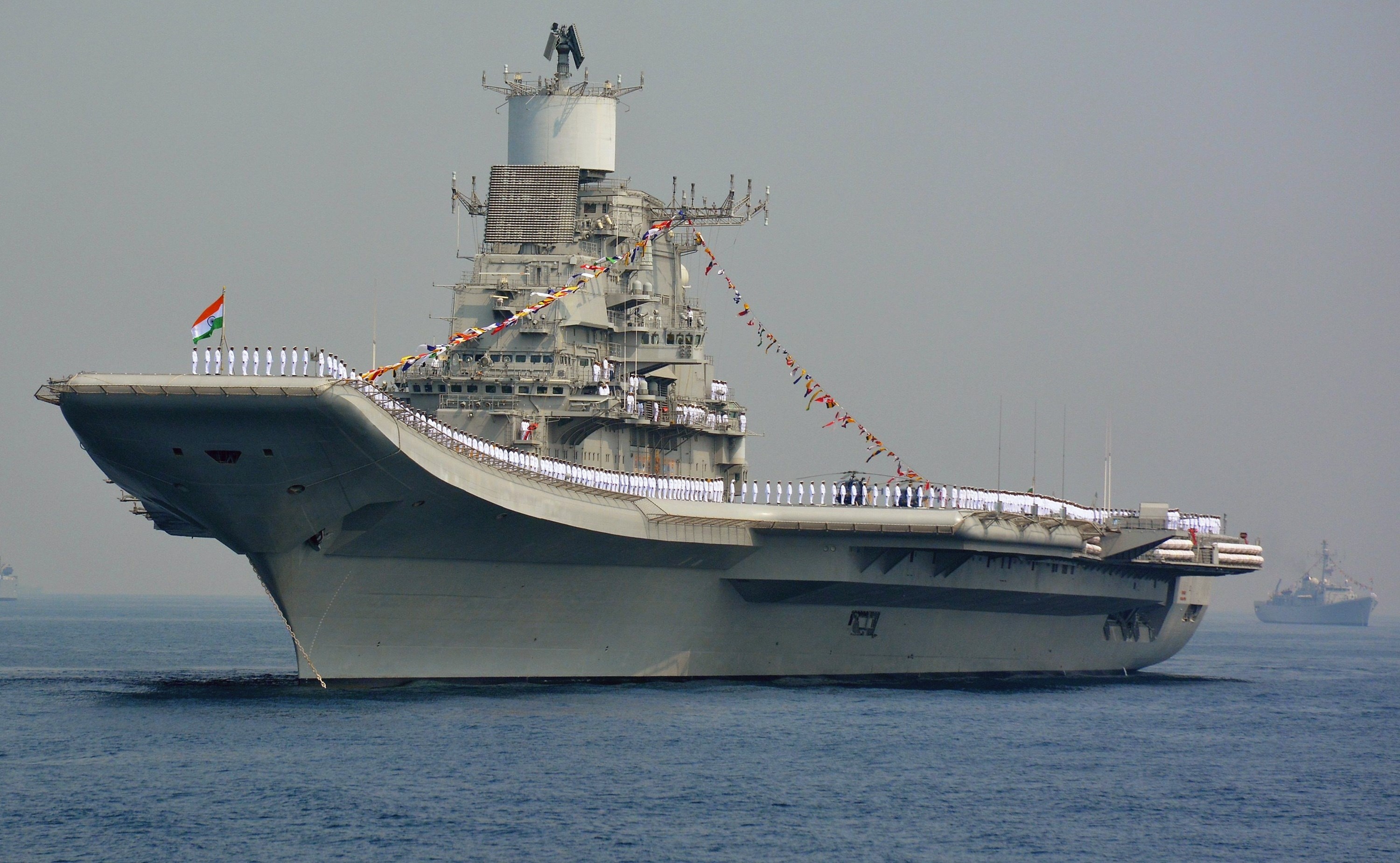 INS Vikramaditya Indian Navy Aircraft Carrier Military Ship 3000x1848