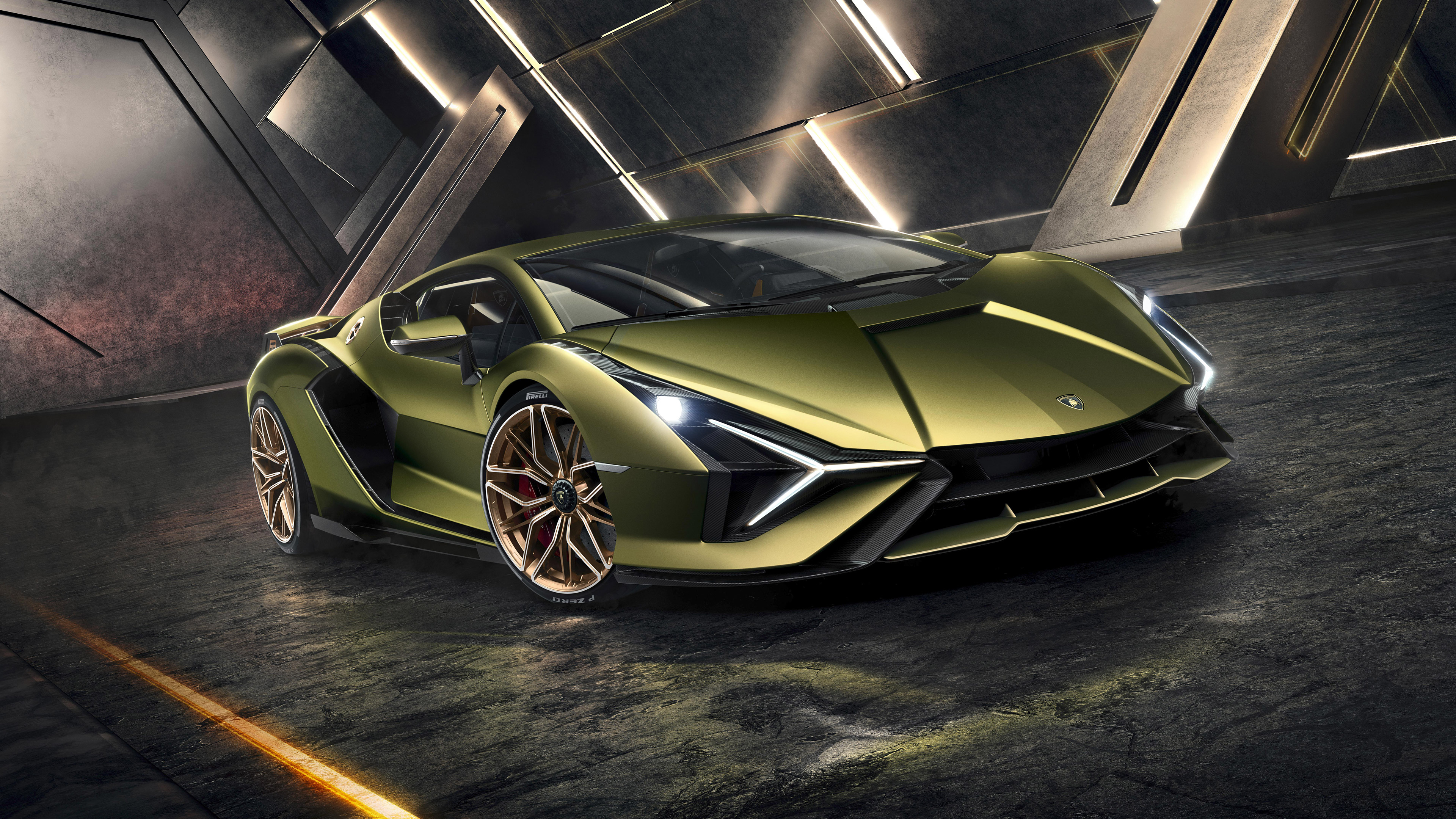 Lamborghini Sian Vehicle Car Supercars 3840x2160