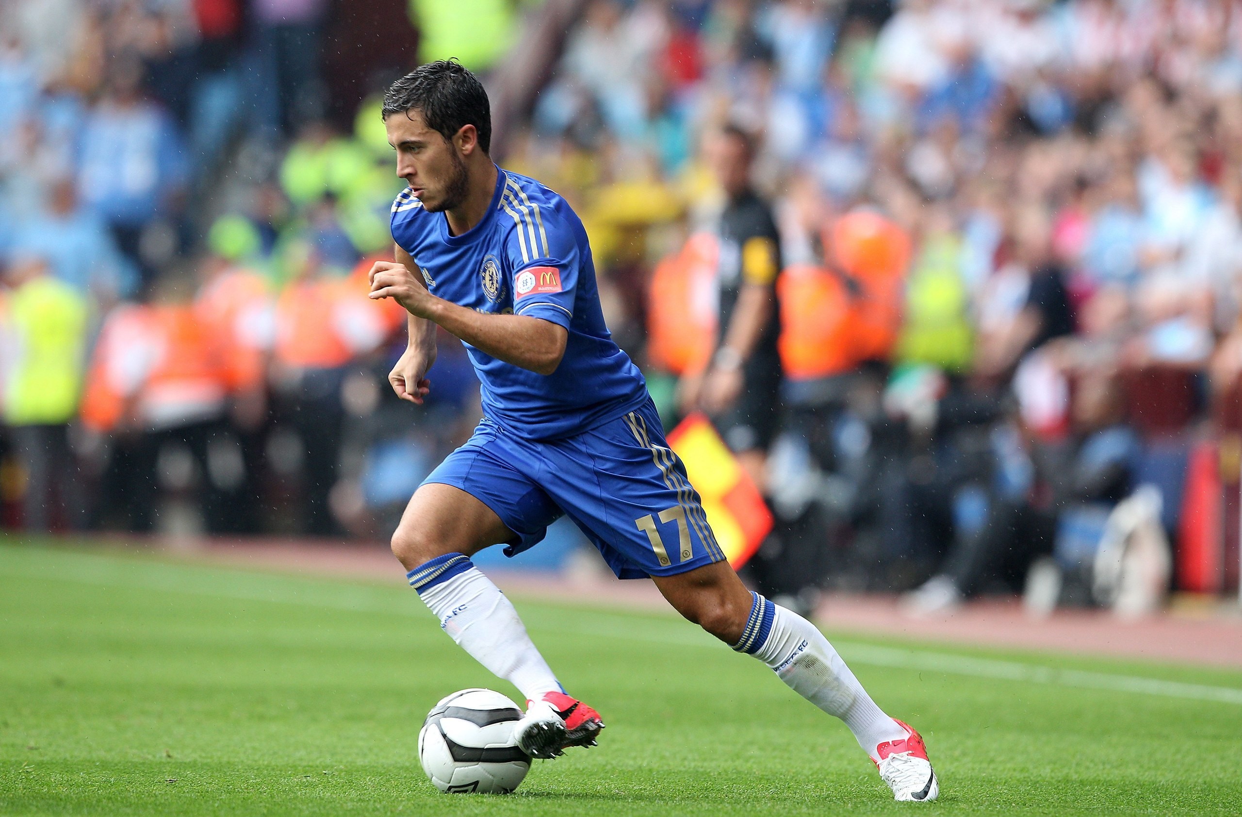 Soccer Premier League Chelsea FC Footballers Eden Hazard Belgium 2560x1683