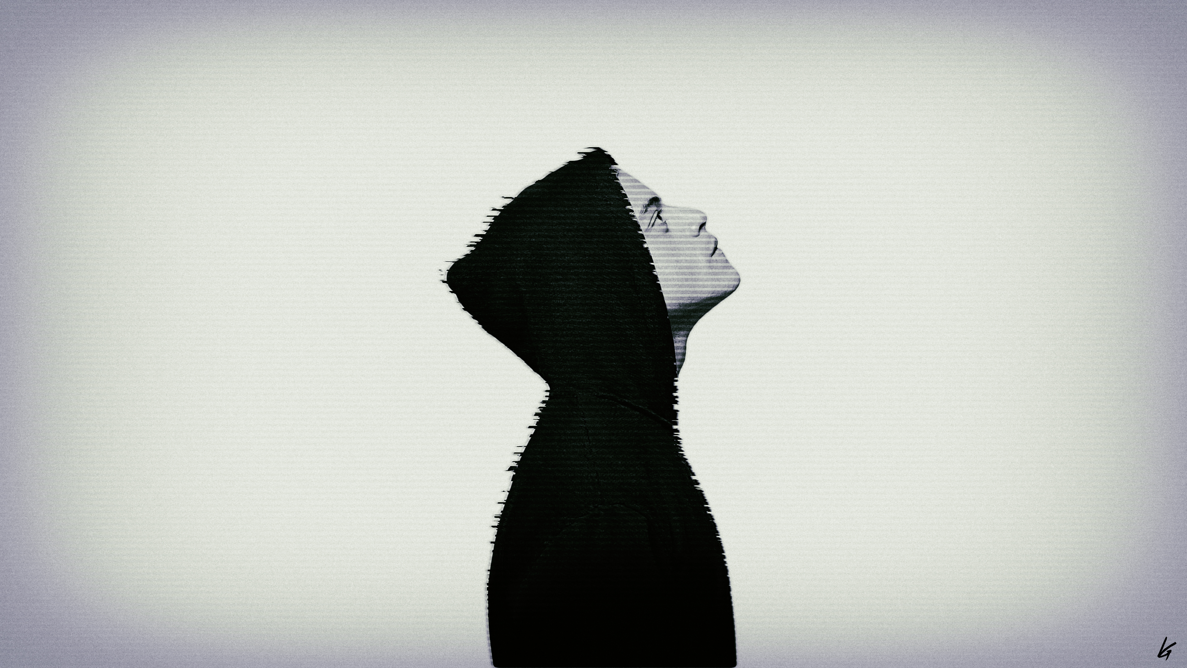 Mr Robot Elliot Mr Robot Photoshop Glitch Art Tv Series Monochrome 3840x2160