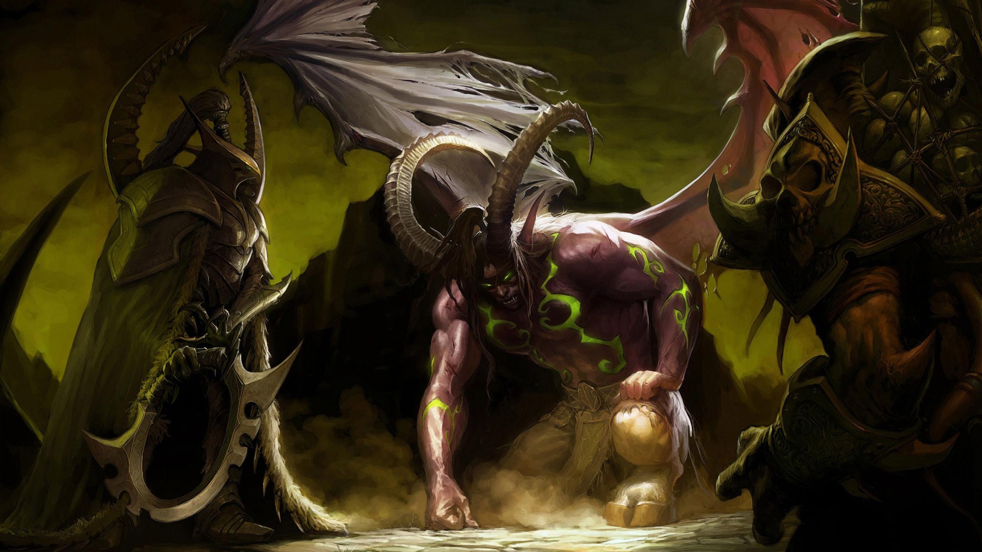 World Of Warcraft Illidan Stormrage Maiev Shadowsong 1920x1080
