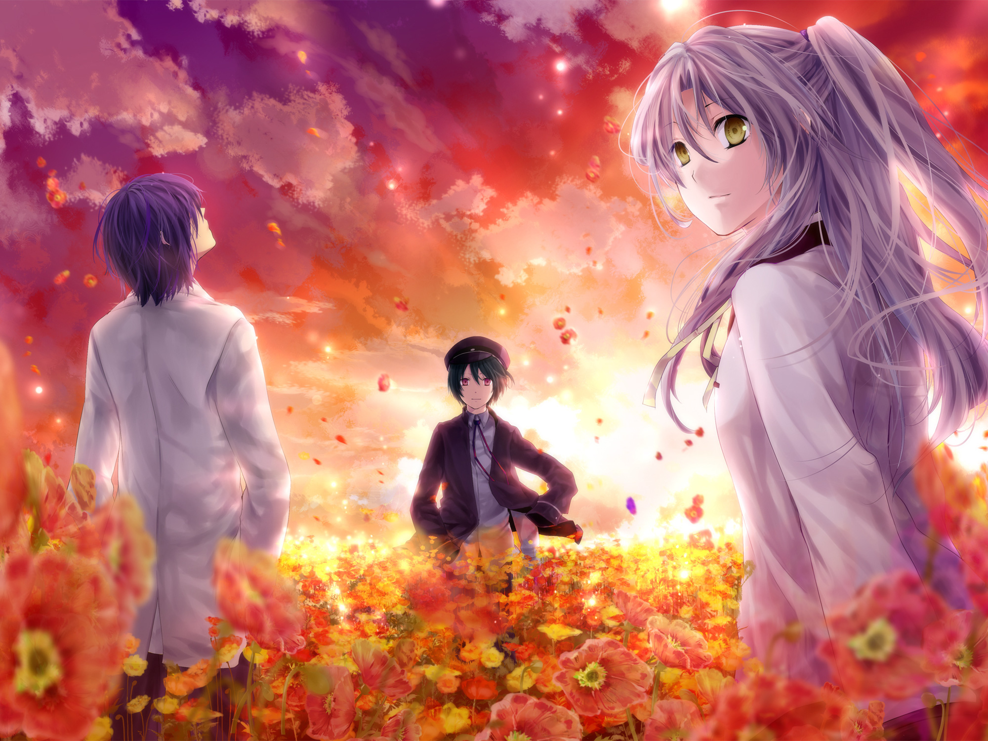 Kanade Tachibana Ayato Naoi Fujimaki Angel Beats 2000x1500