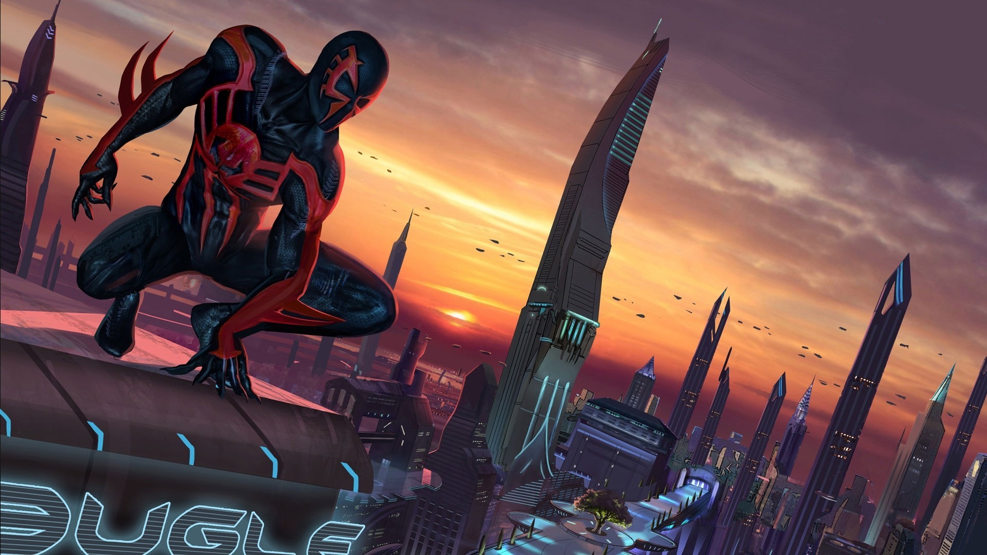 Spider Man Spider Man 2099 Superhero 1920x1080