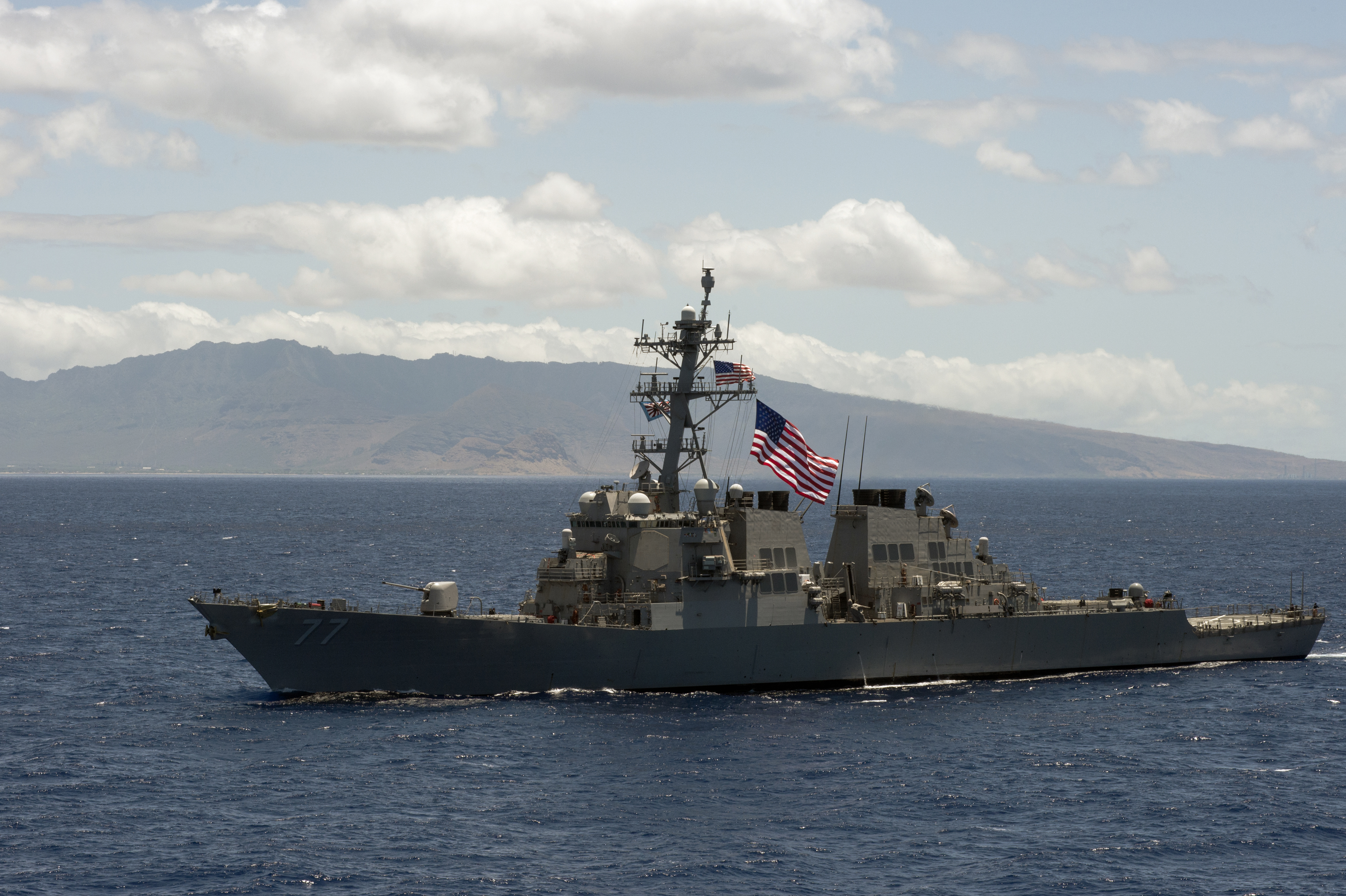 Arleigh Burke Class Destroyer United States Navy War 4686x3119