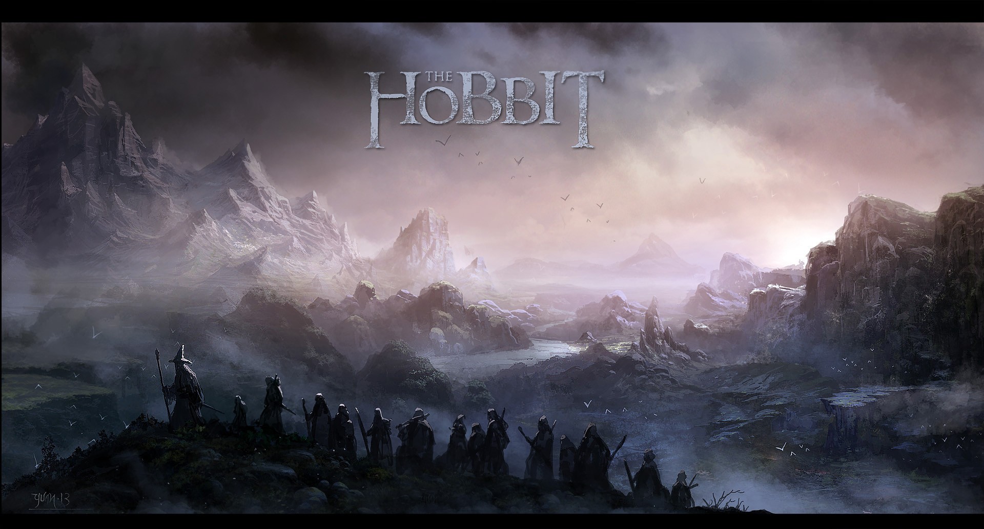 The Hobbit Movies Fantasy Art Dark 1920x1033