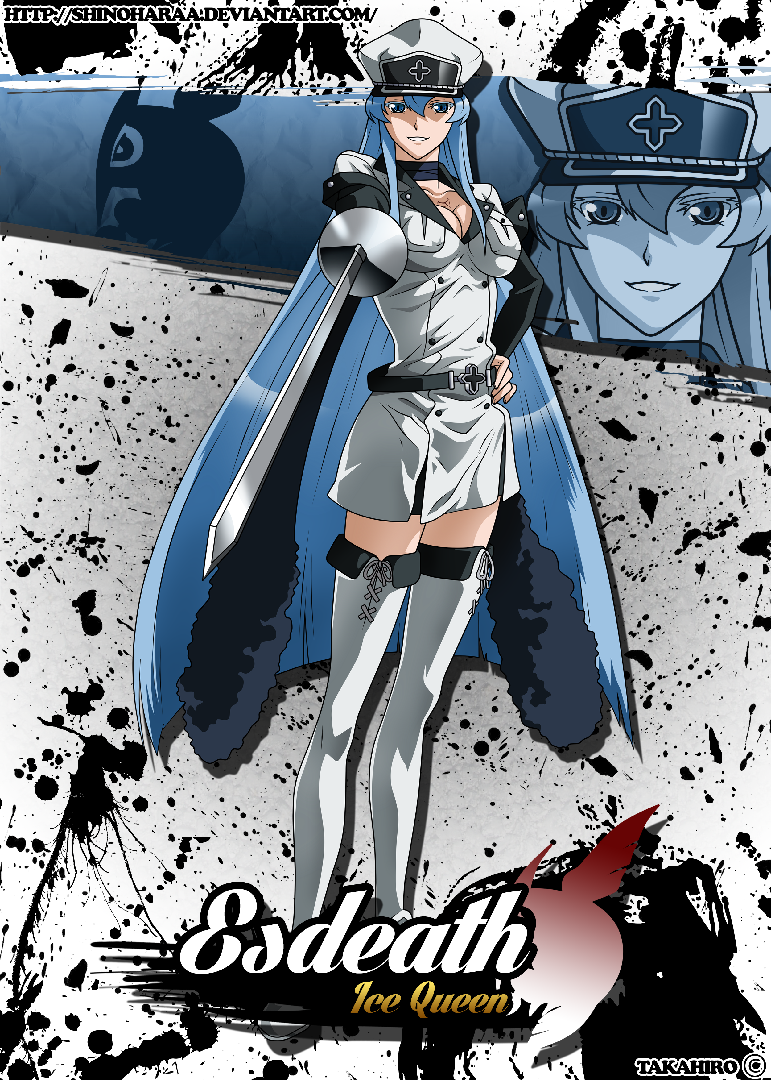 Esdeath Akame Ga Kill Anime Anime Girls 2500x3500